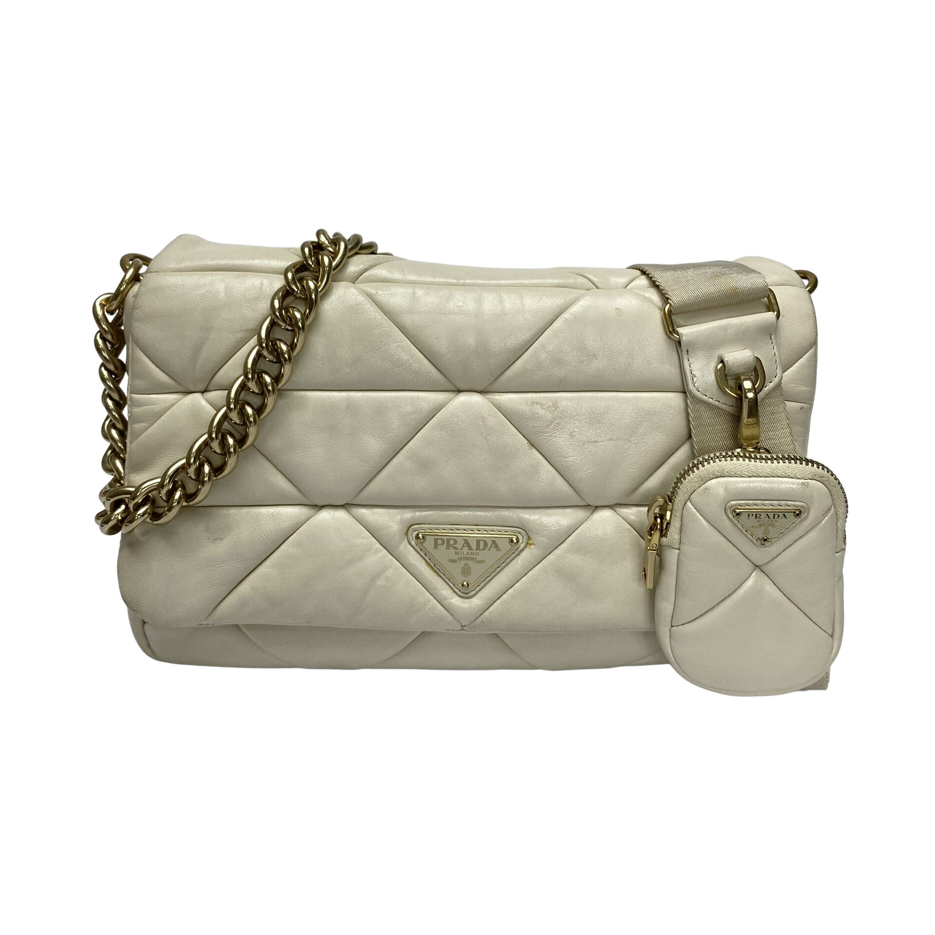 Bolsa Prada Padded Flap