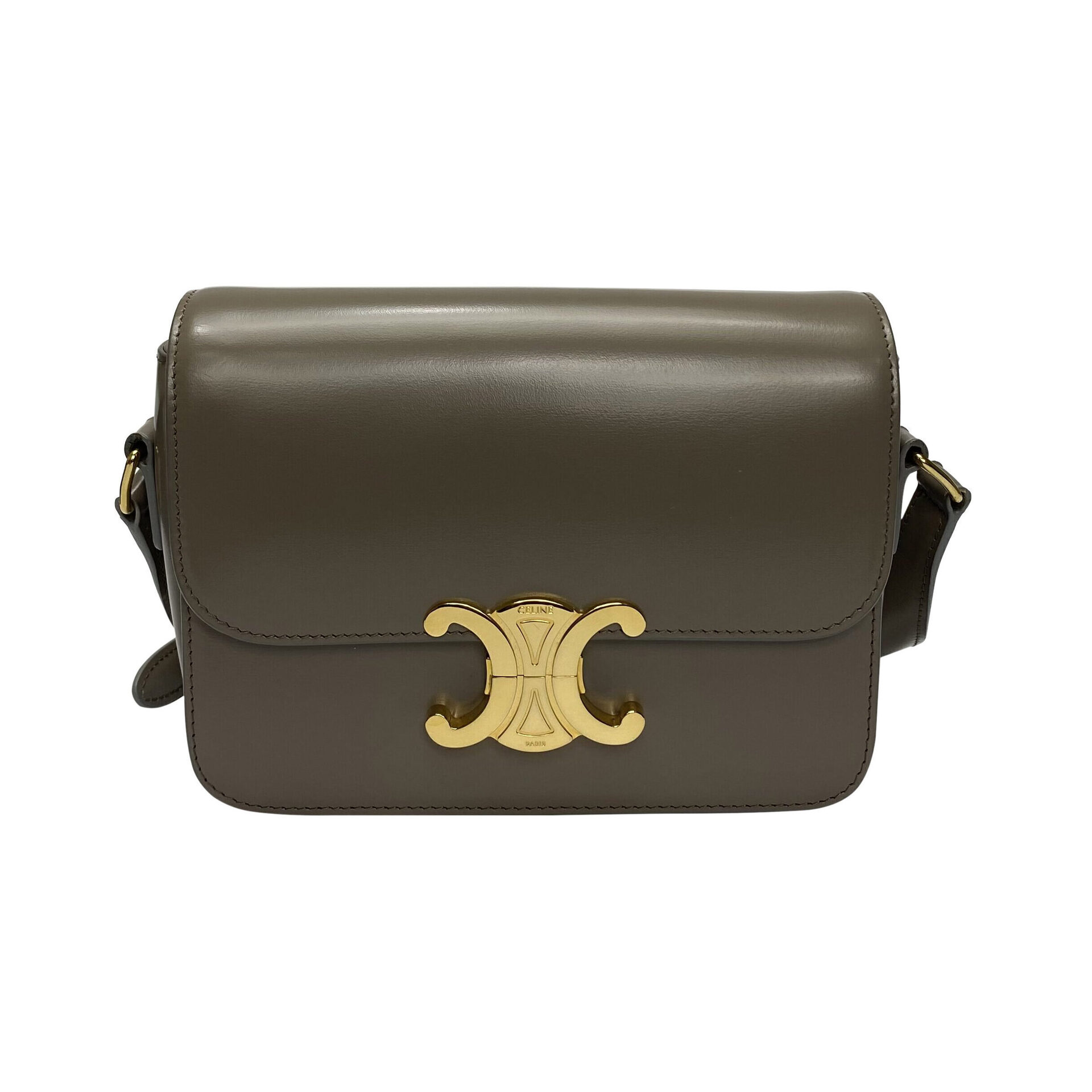 Bolsa Celine Triomphe Cinza