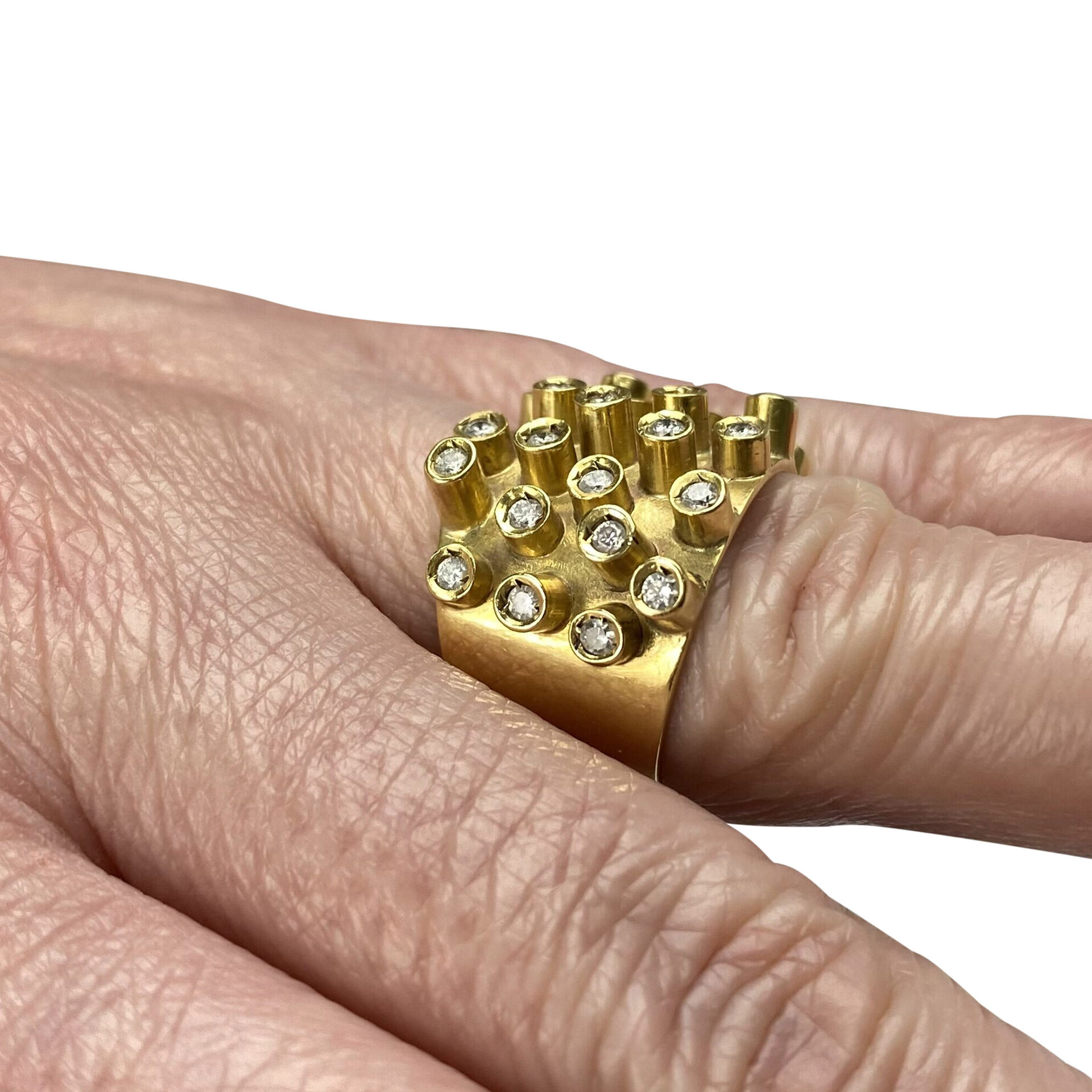 Anel Carla Amorim Ouro Amarelo com Brilhantes