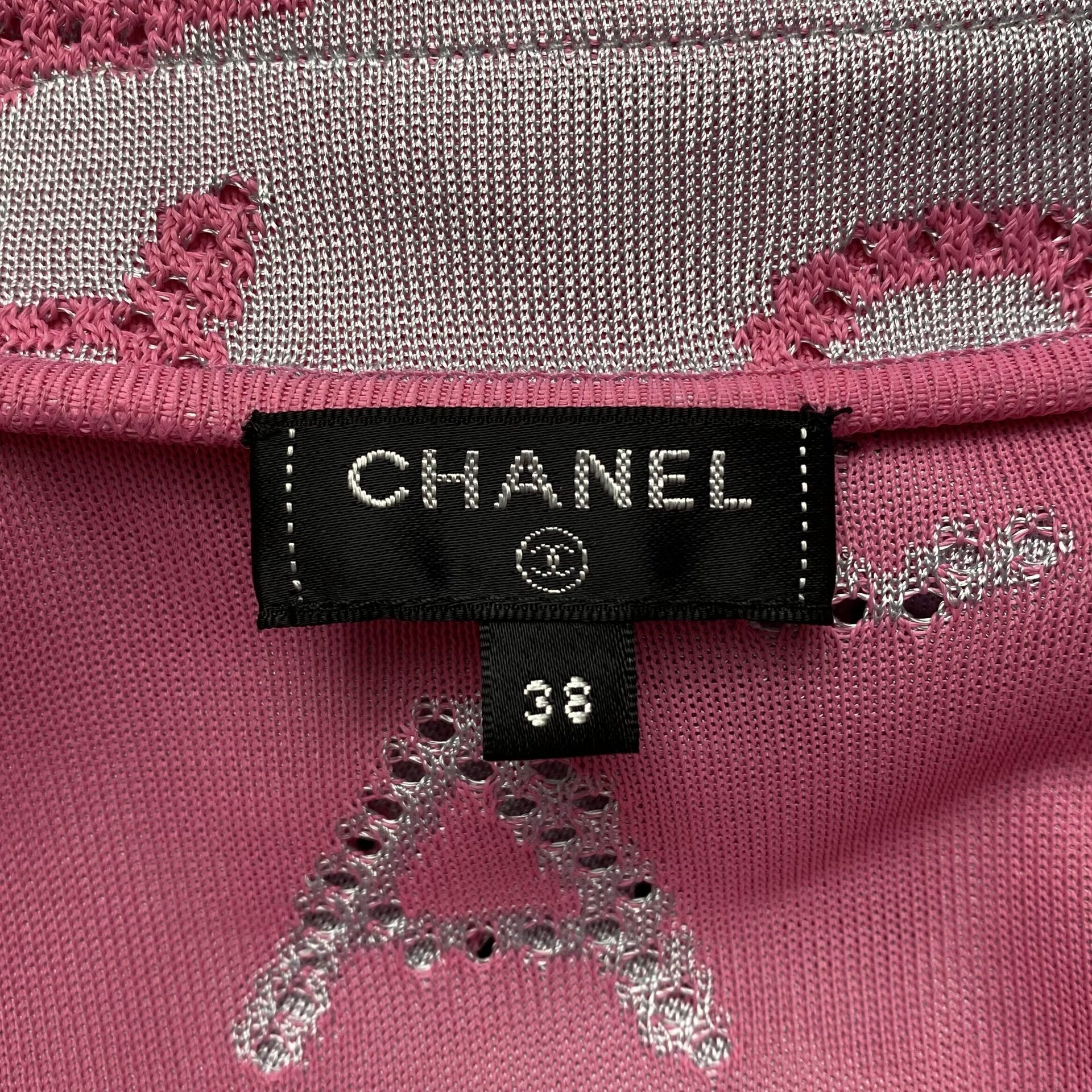 Roupão Chanel Pink Logo CC