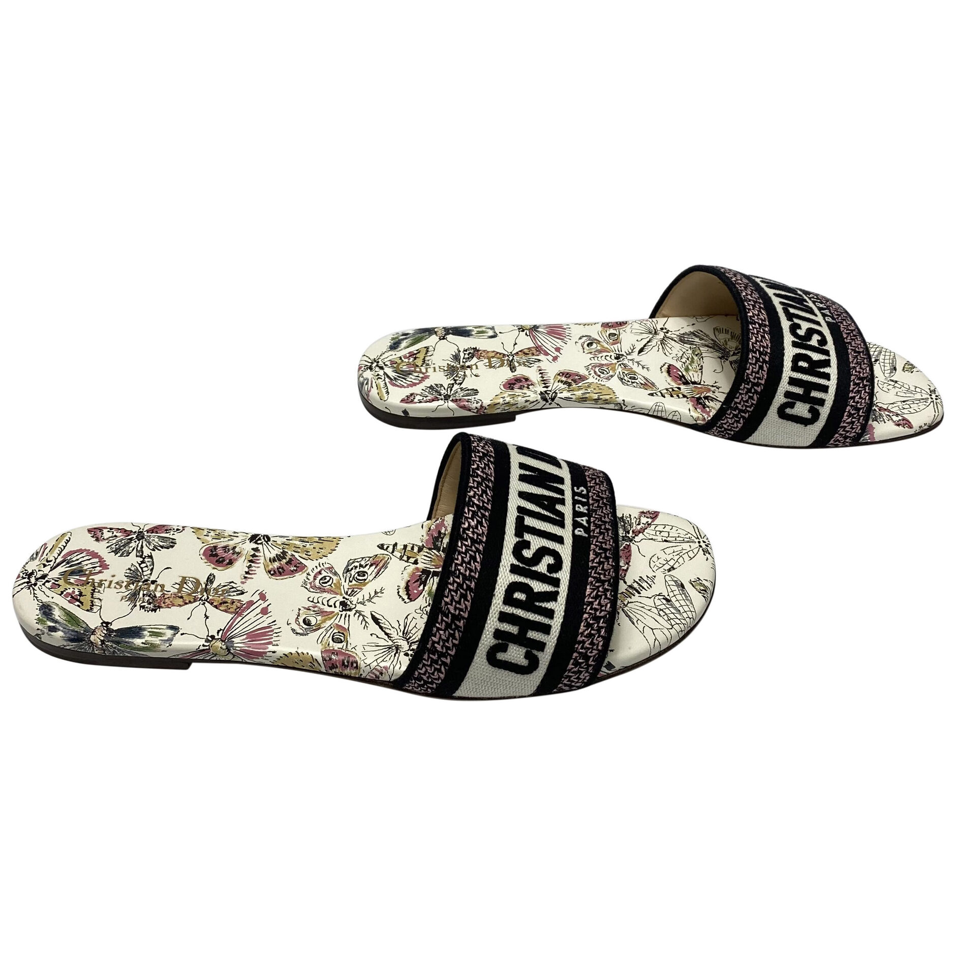 Slide Christian Dior DWay Borboletas