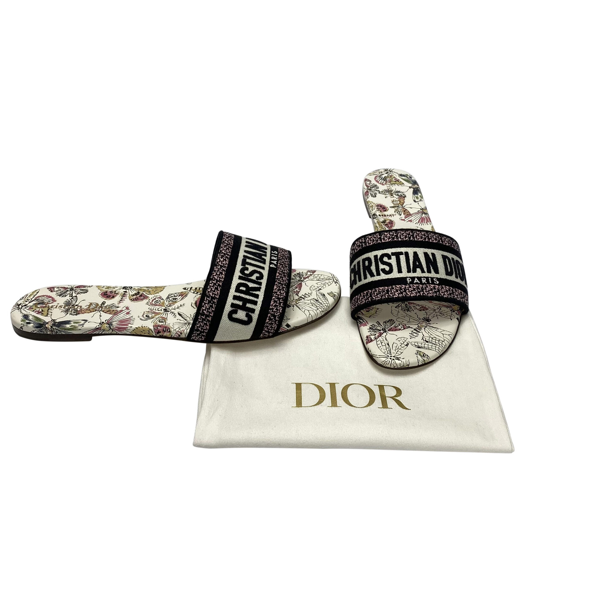 Slide Christian Dior DWay Borboletas