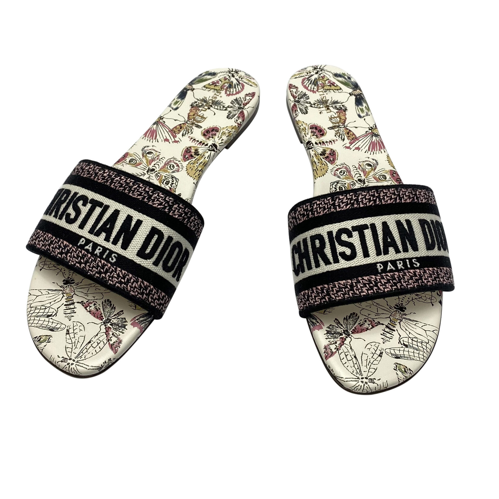 Slide Christian Dior DWay Borboletas