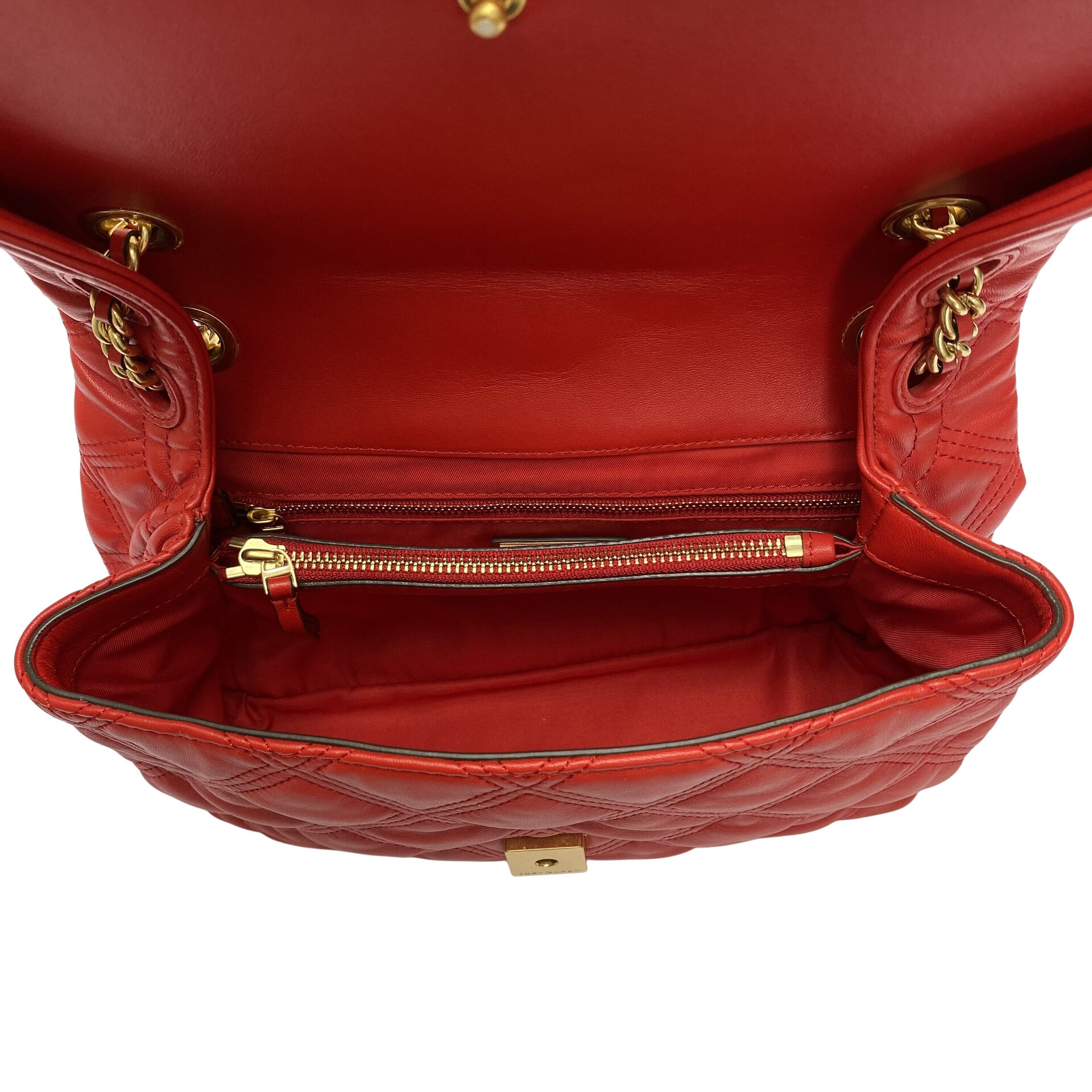 Bolsa Tory Burch Fleming Vermelha