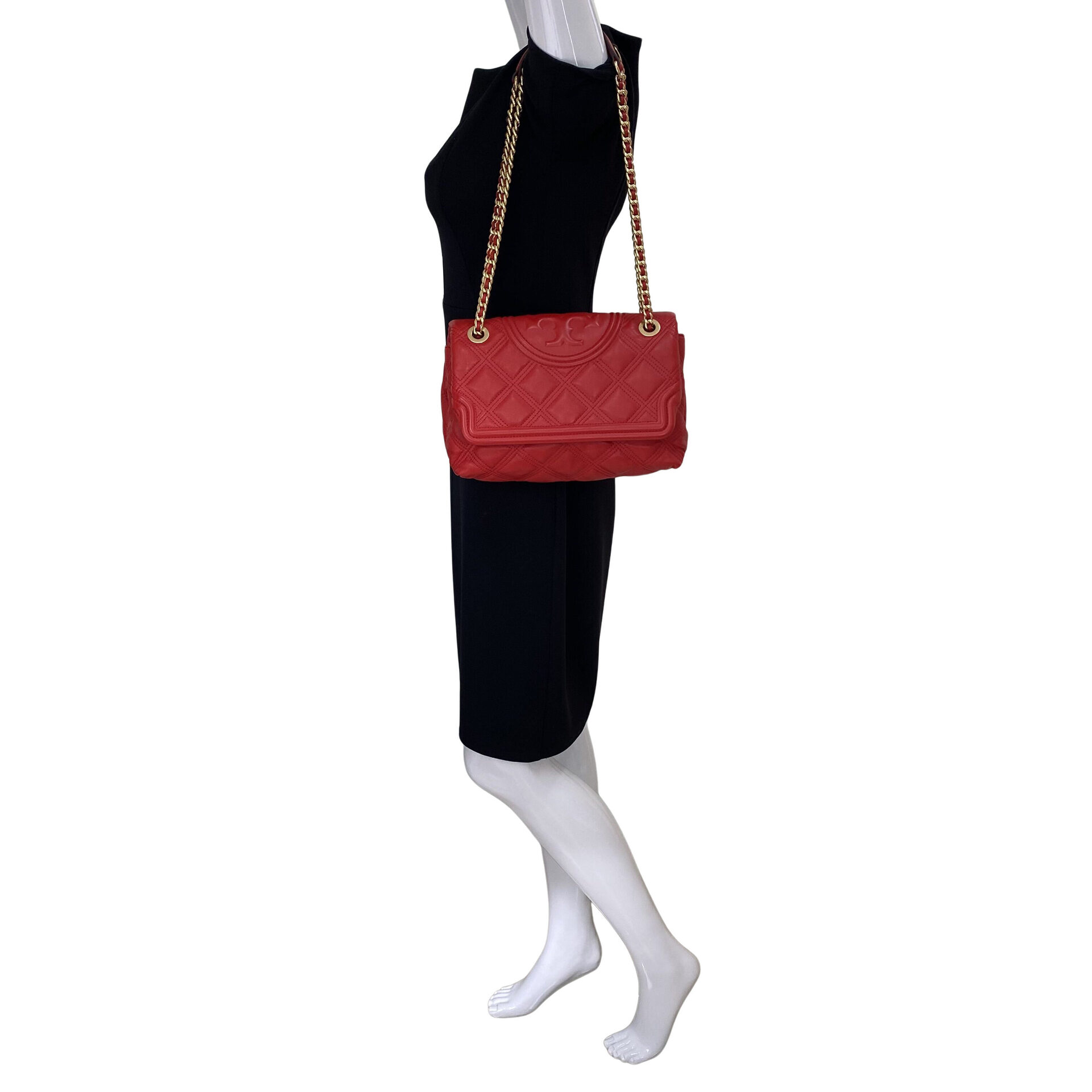 Bolsa Tory Burch Fleming Vermelha
