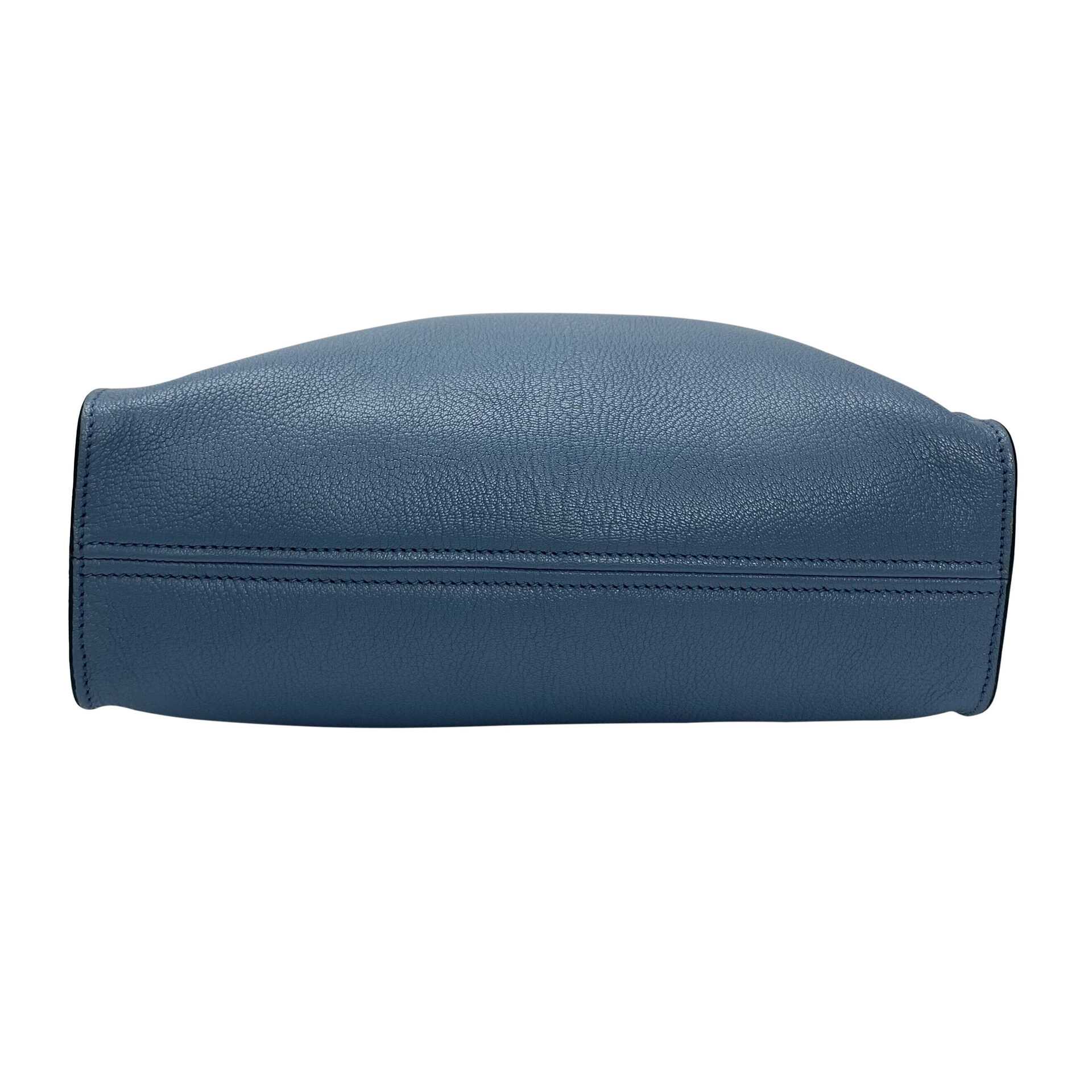 Bolsa Miu Miu Madras Couro Azul
