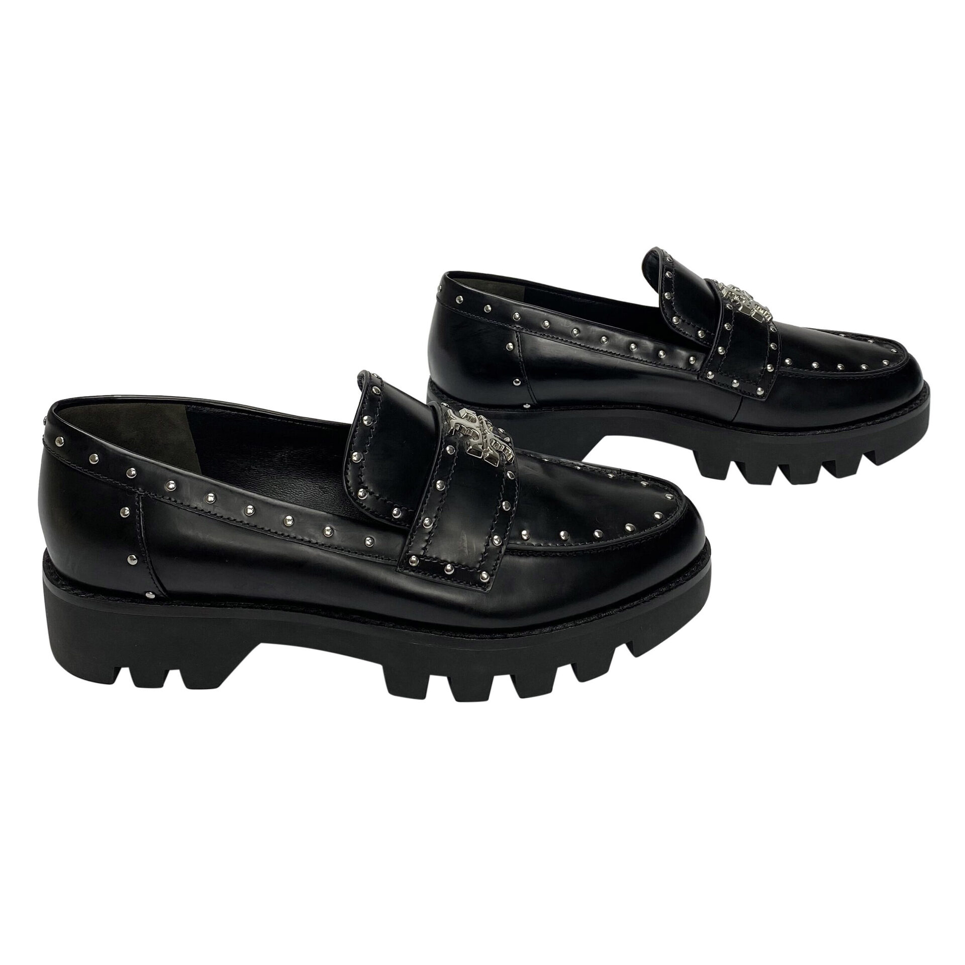 Mocassim Tory Burch Preto com Tachas