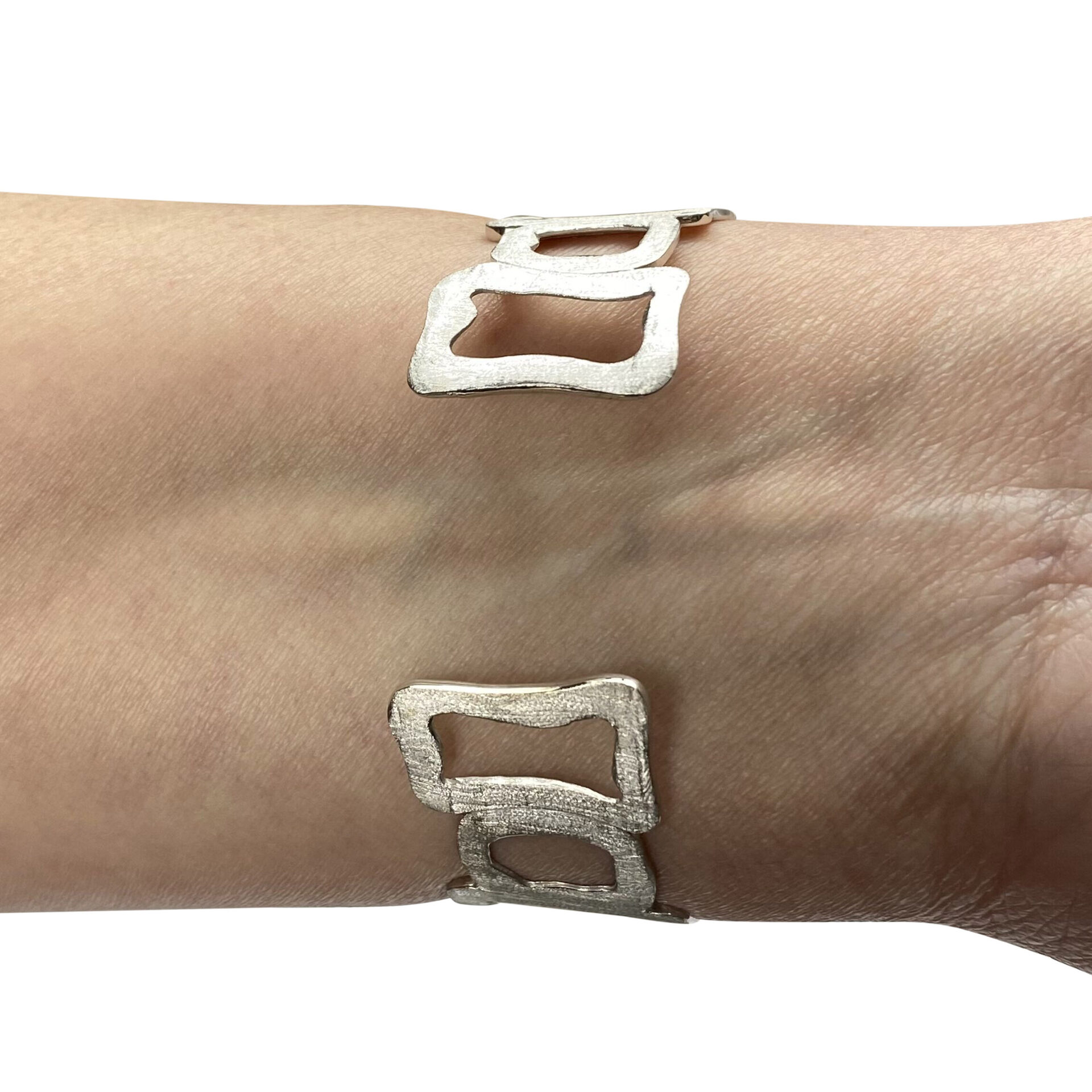 Bracelete Ouro Branco com Diamantes - 0.86 ct.