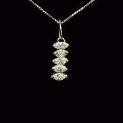 Colar Diamantes Navetes - 0.40 ct.