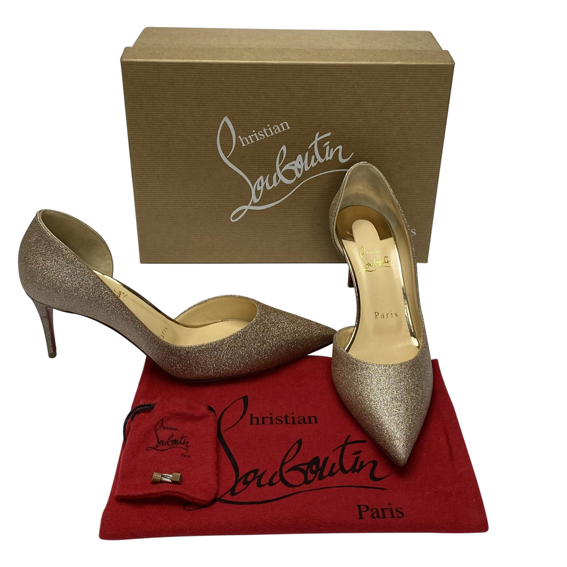 Scarpin Christian Louboutin Iriza 70 Glitter