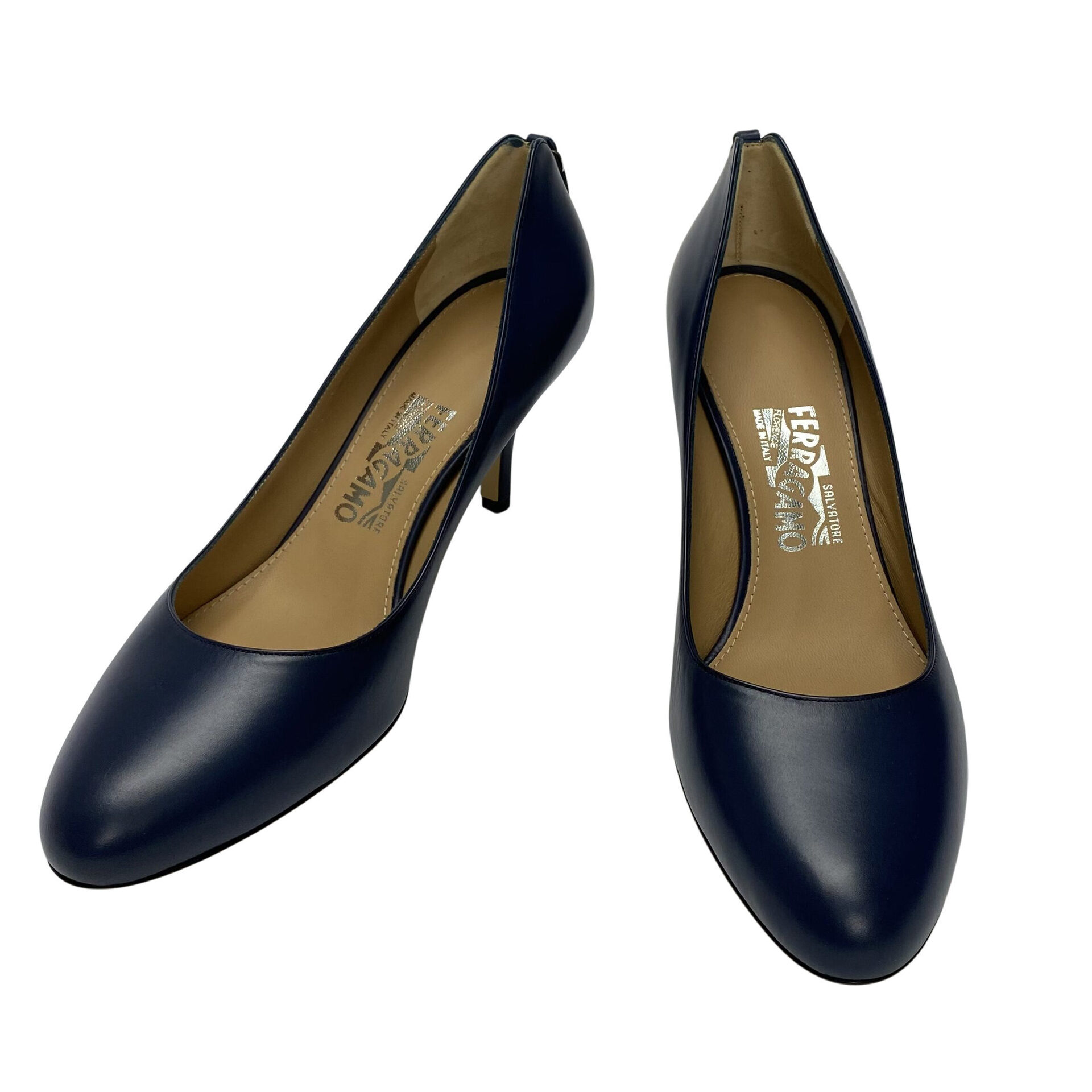 Scarpin Salvatore Ferragamo Azul