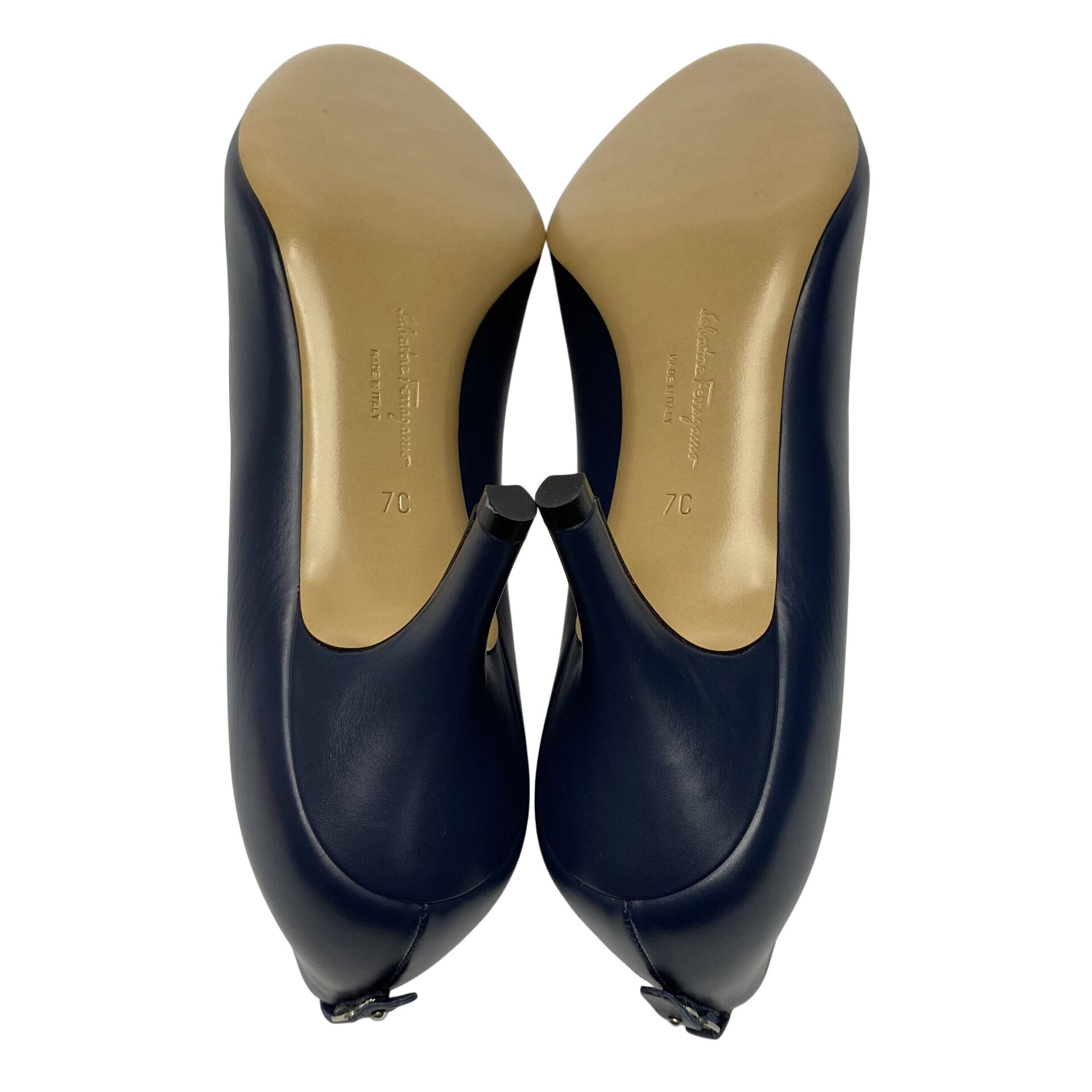 Scarpin Salvatore Ferragamo Azul