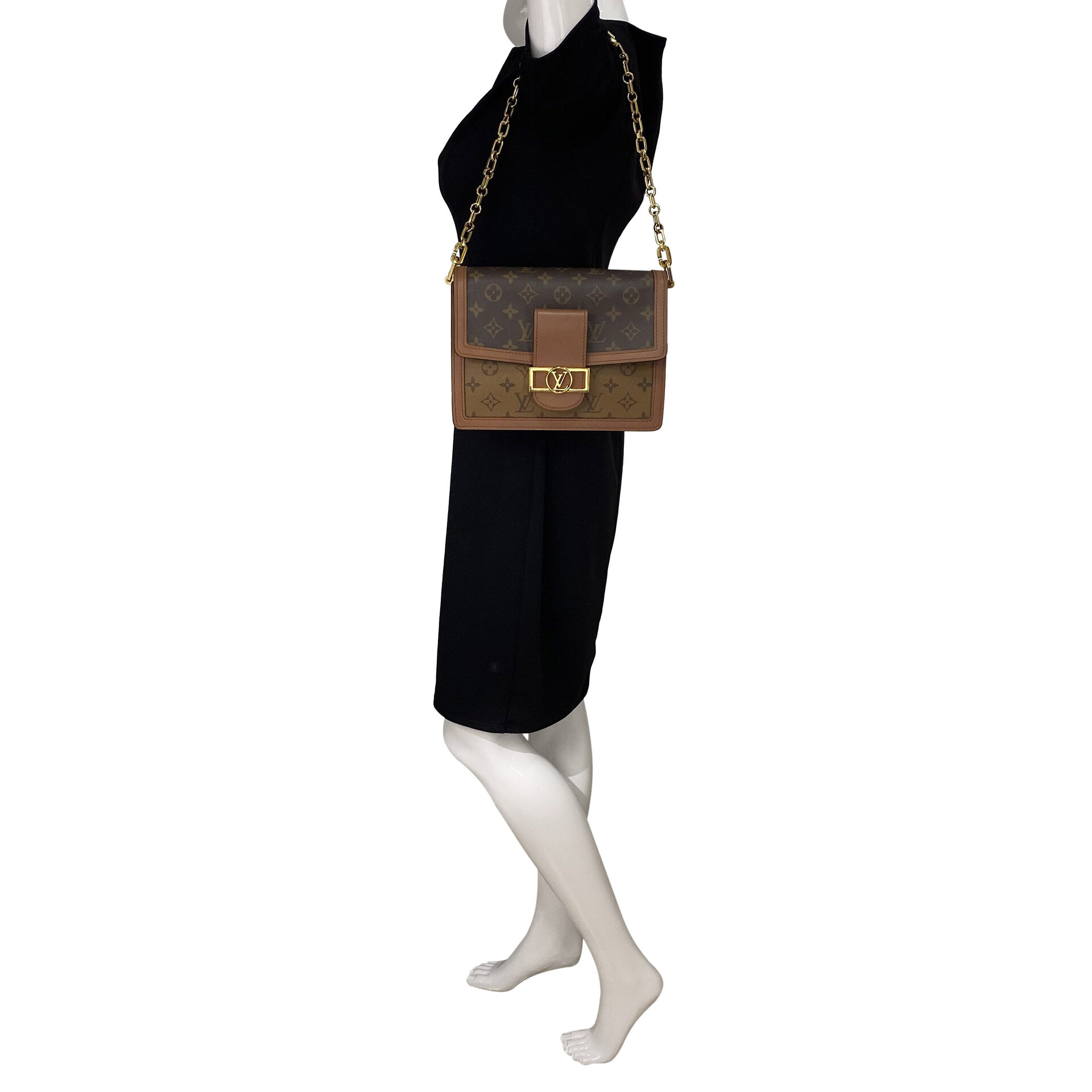 Bolsa Louis Vuitton Monogram Reverse Dauphine