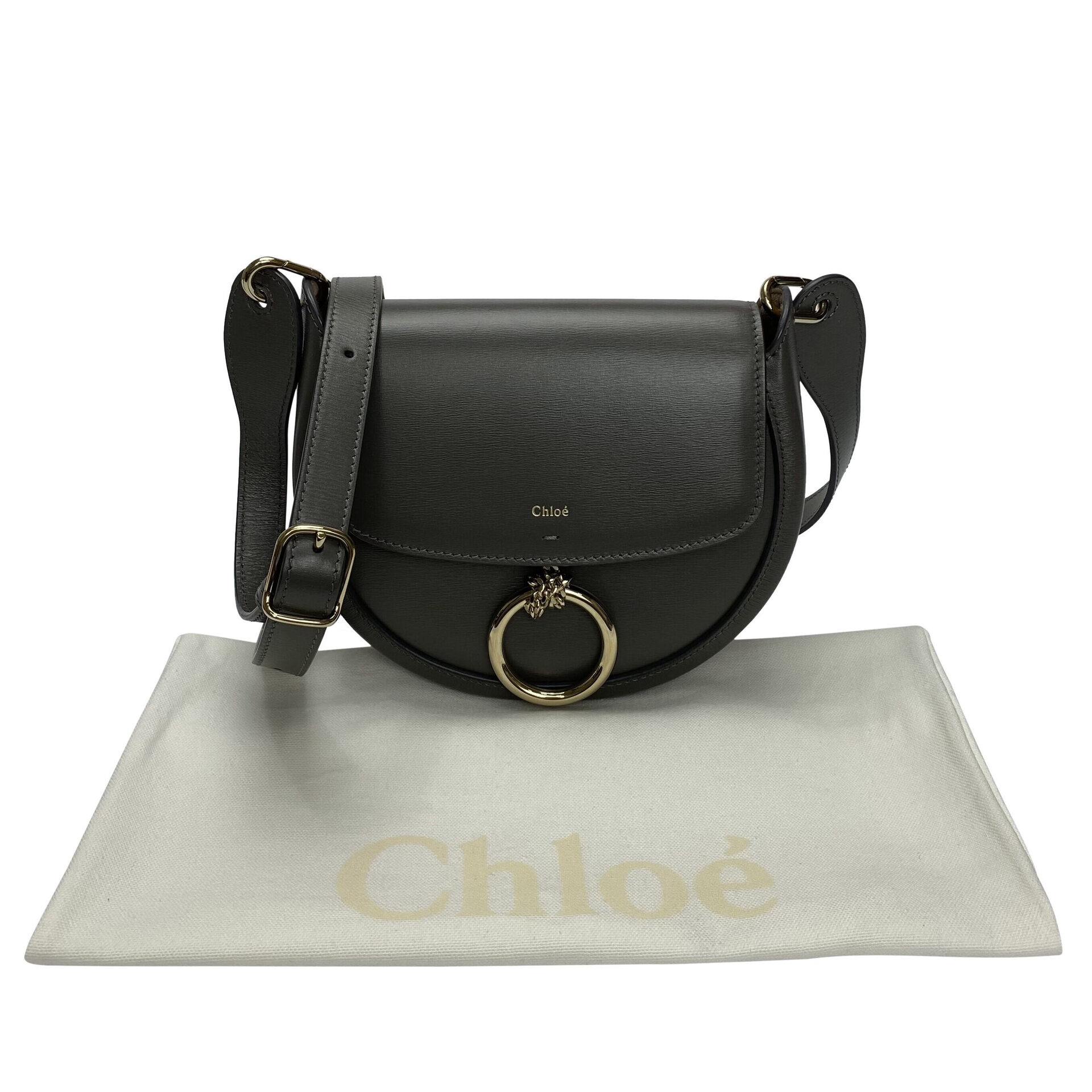 Bolsa Chloe Arlene Cinza