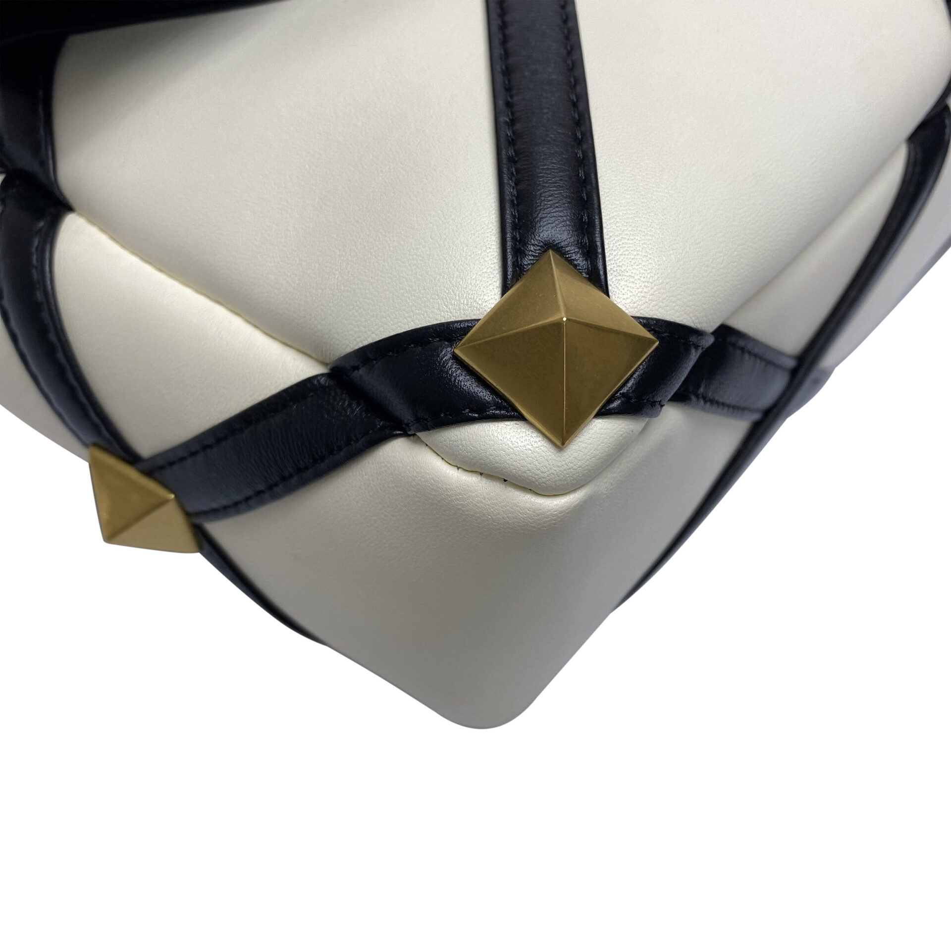Bolsa Valentino Garavani Roman Stud Bicolor