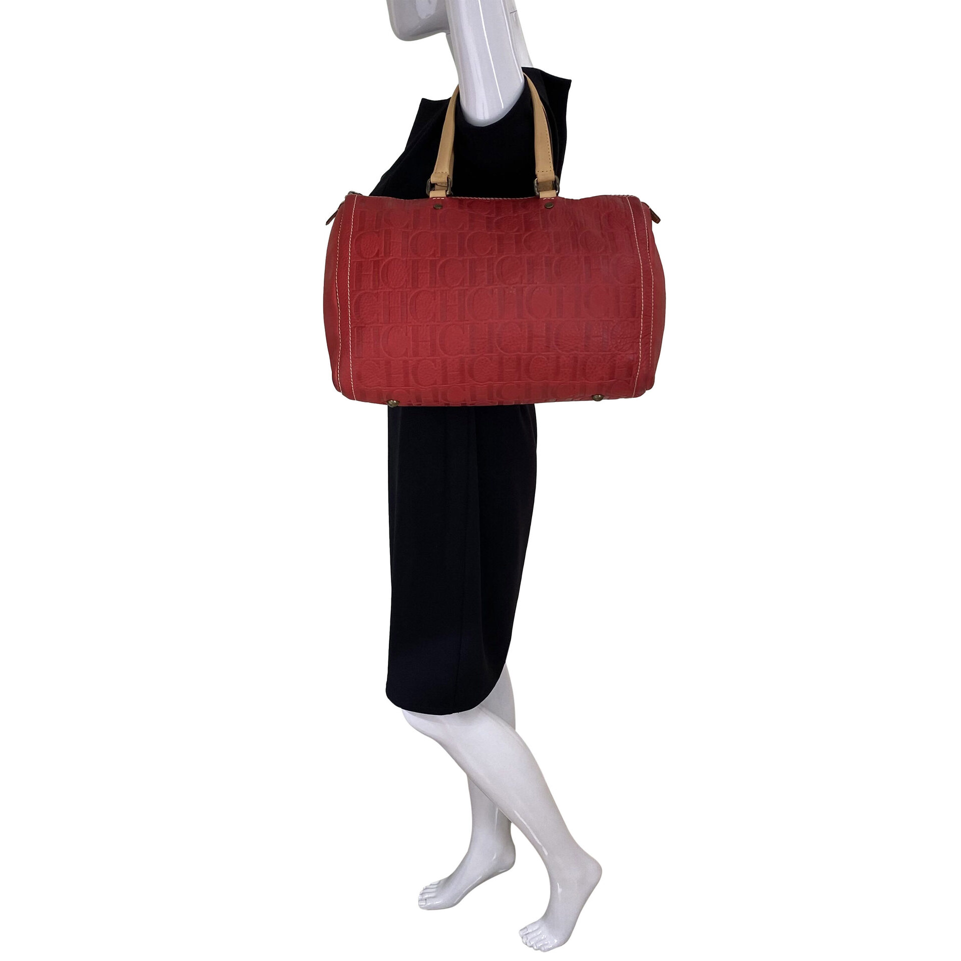 Bolsa Carolina Herrera Andy Vermelha