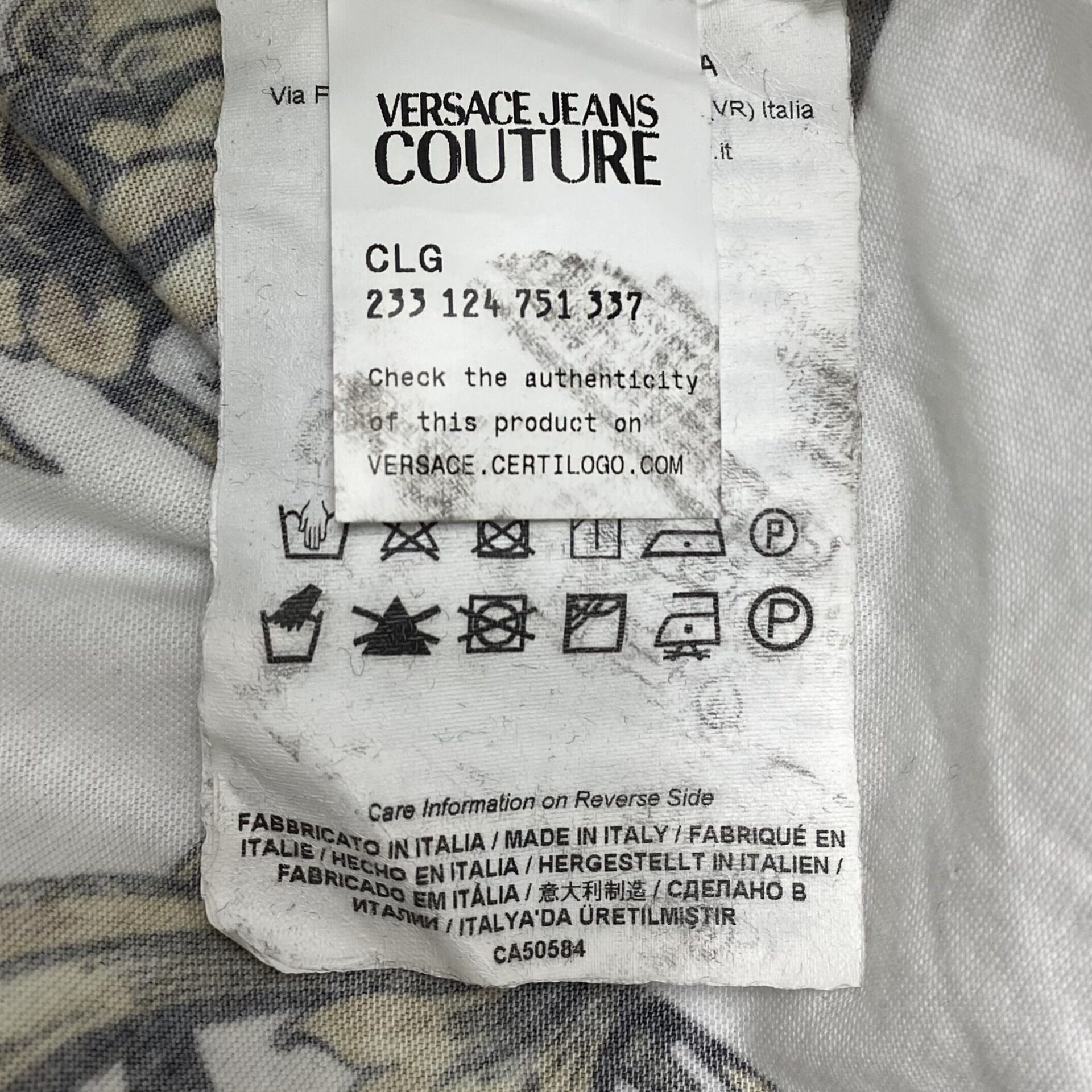 T-Shirt Versace Jeans Couture
