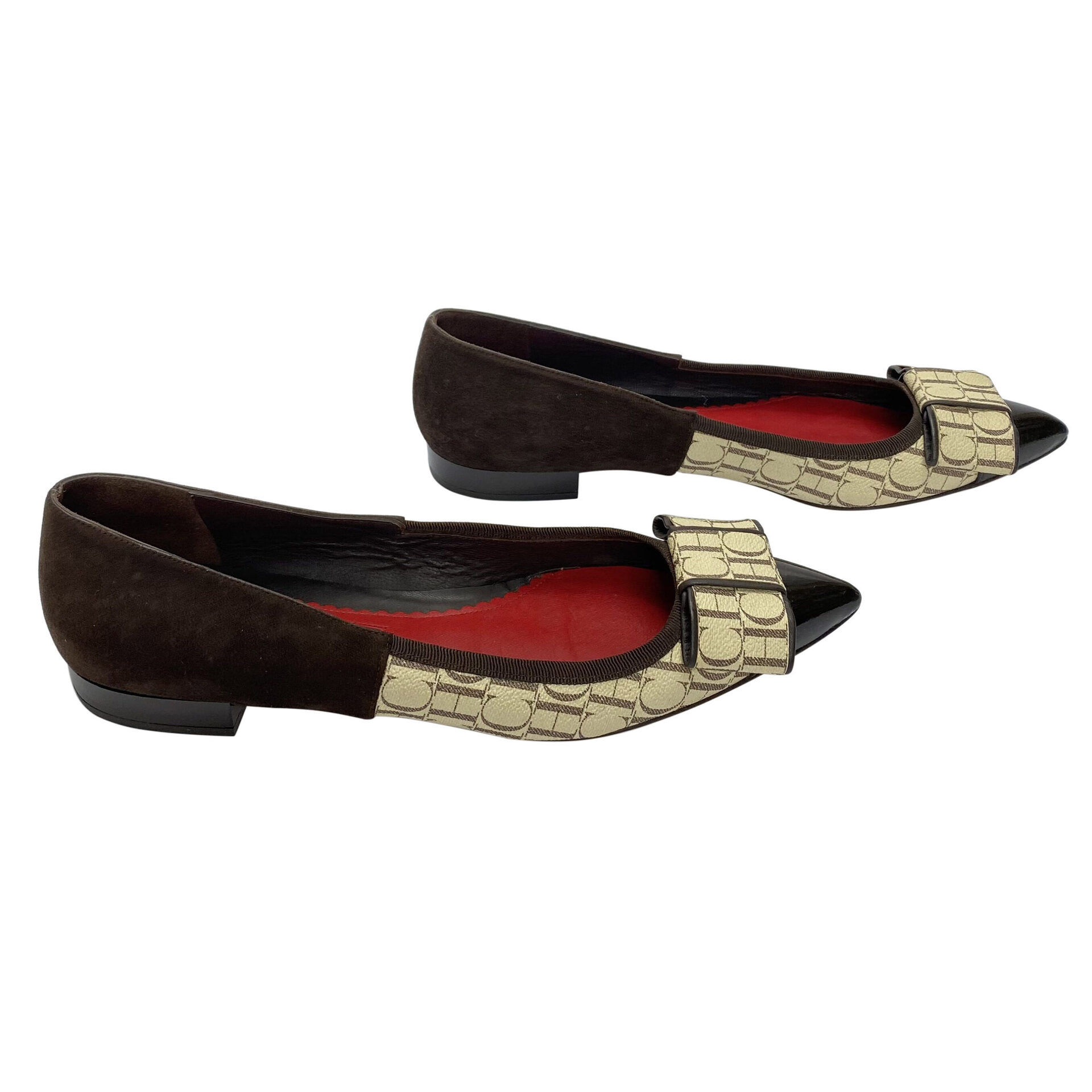 Sapatilha Carolina Herrera Monograma