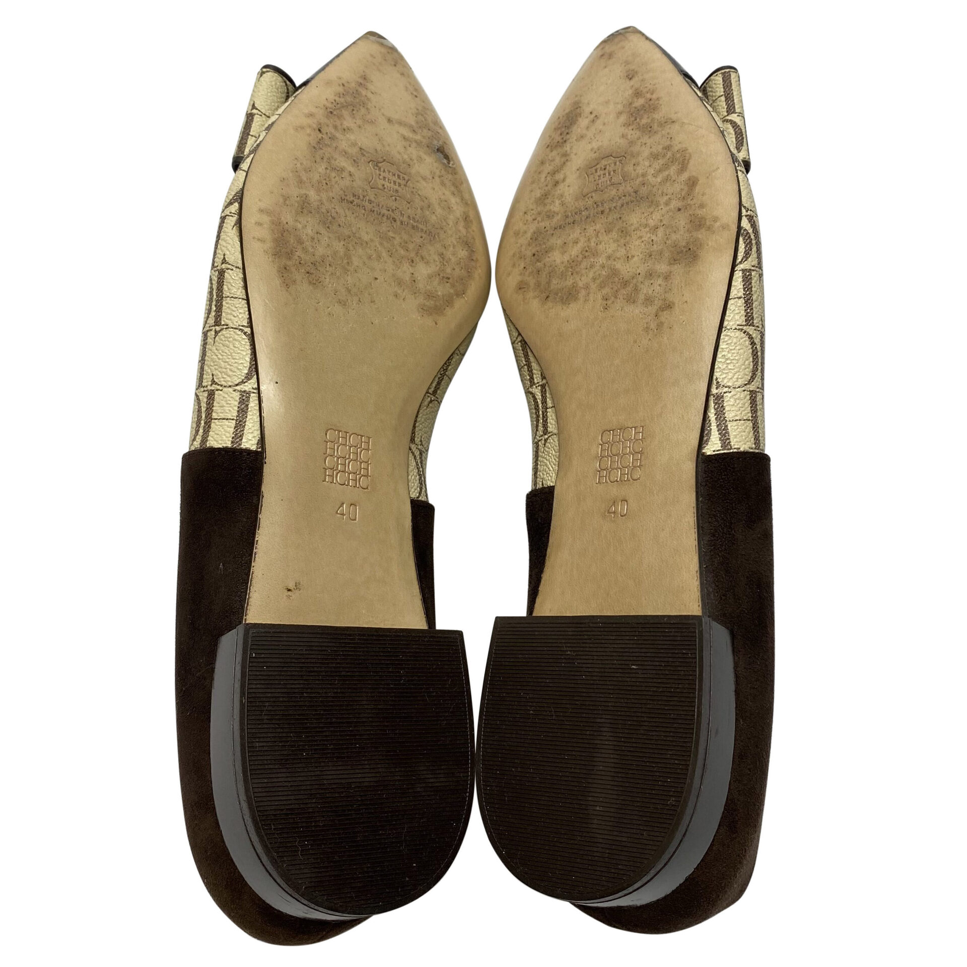 Sapatilha Carolina Herrera Monograma