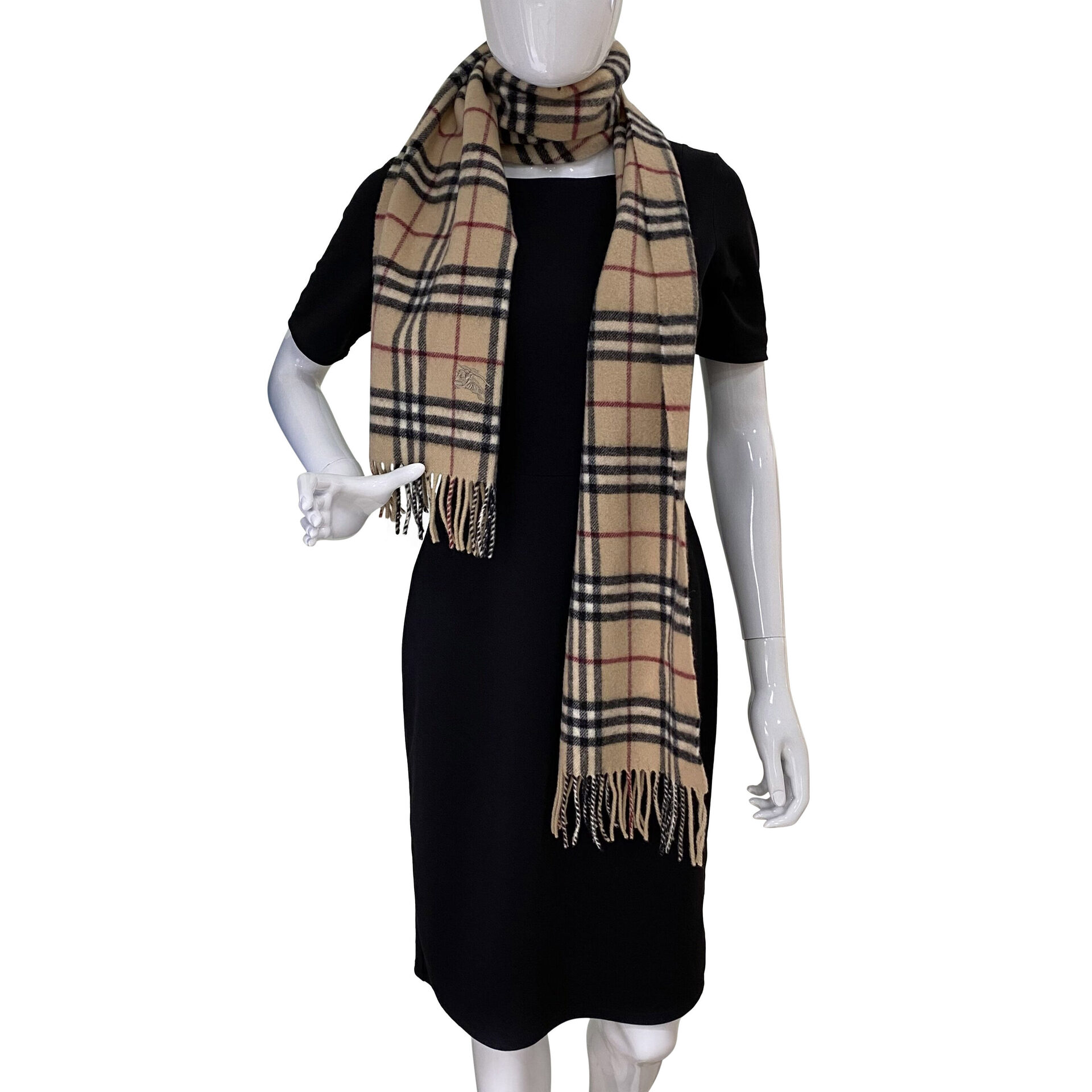 Cachecol Burberry Xadrez Tradicional