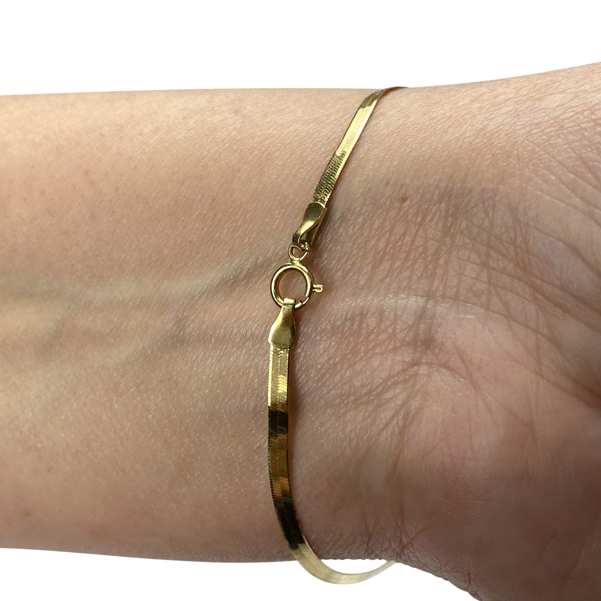 Pulseira Fita Ouro Amarelo