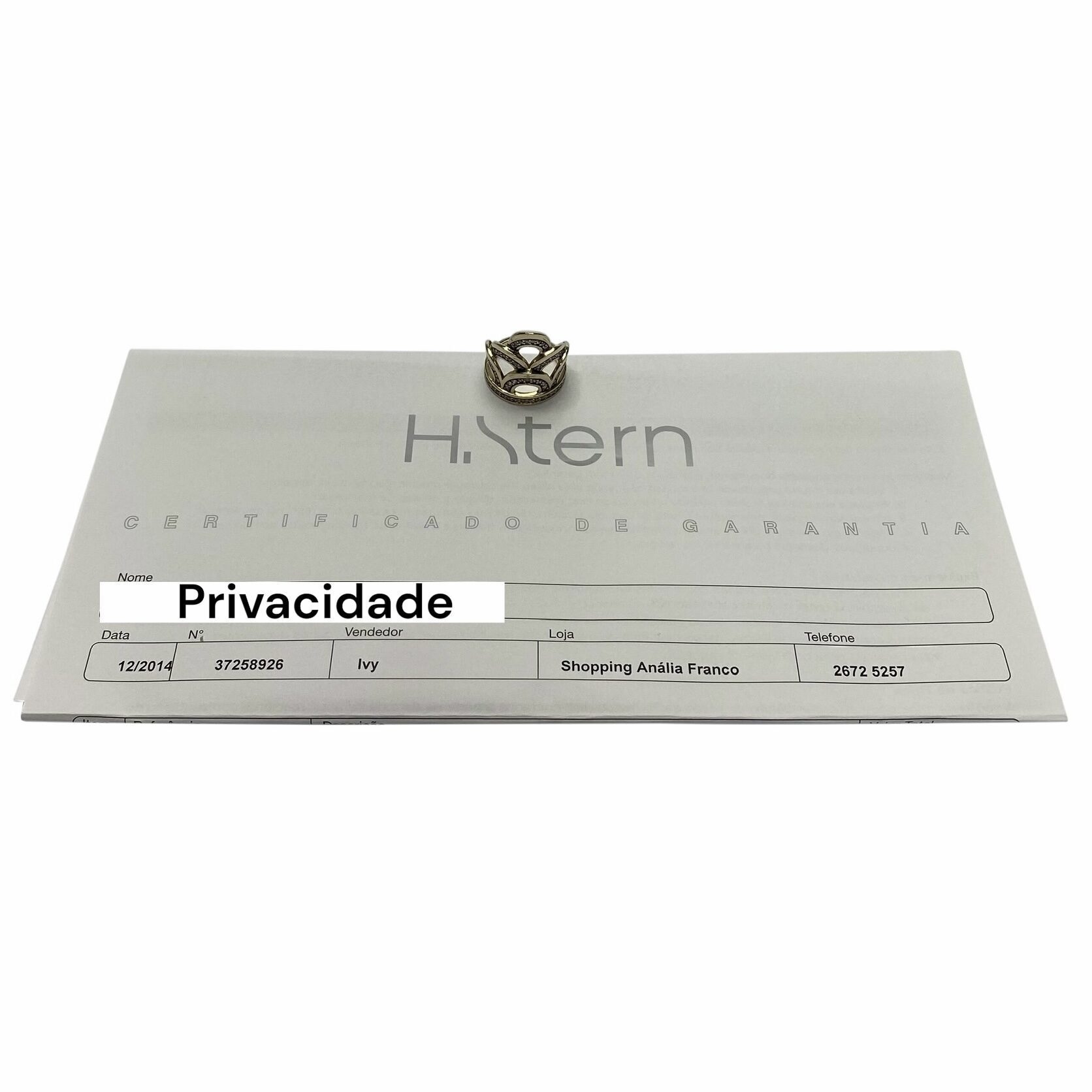 Anel HStern - Coleção As Viagens