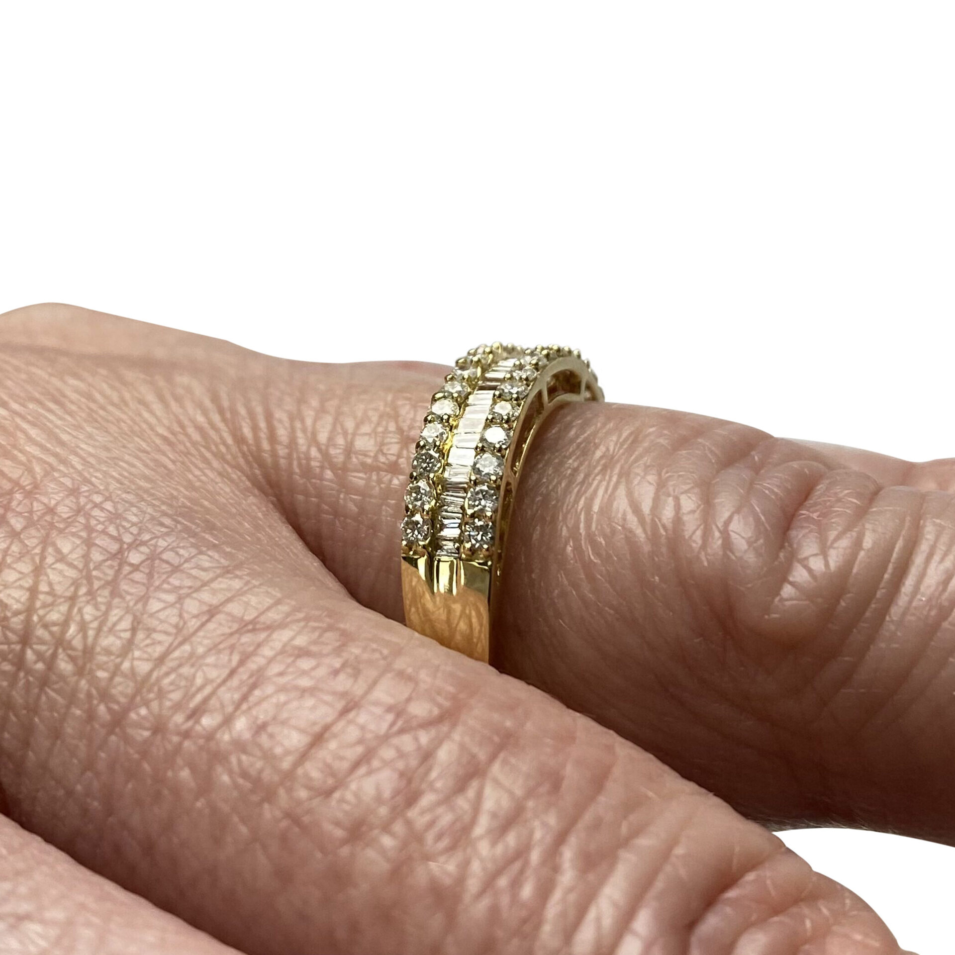 Meia Aliança Isabel Oliveira Ouro Amarelo
