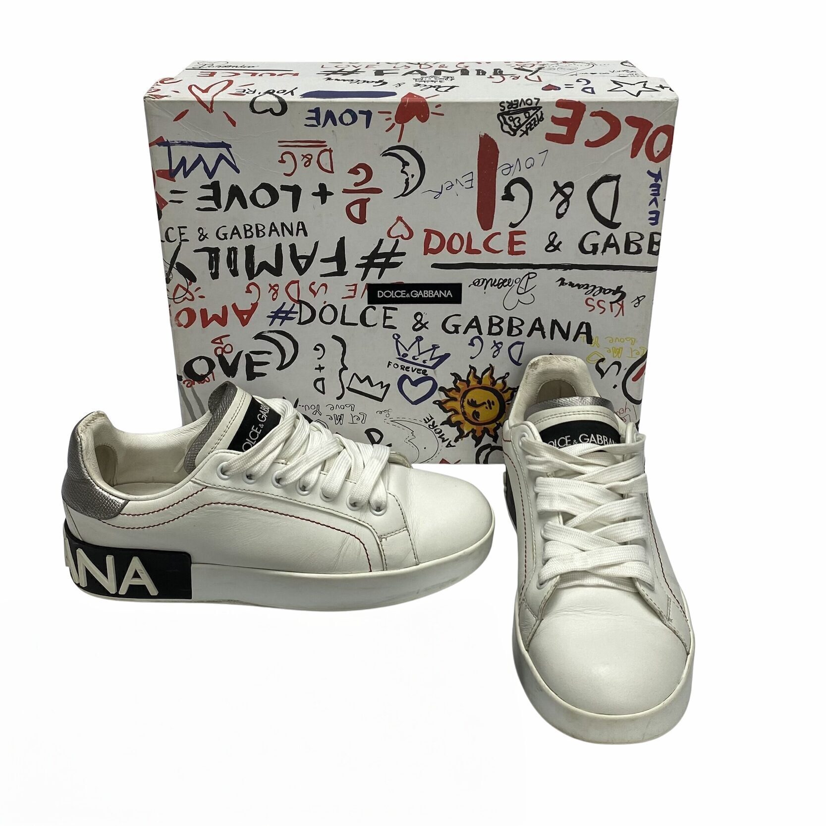Tênis Dolce & Gabbana Portofino Couro Branco