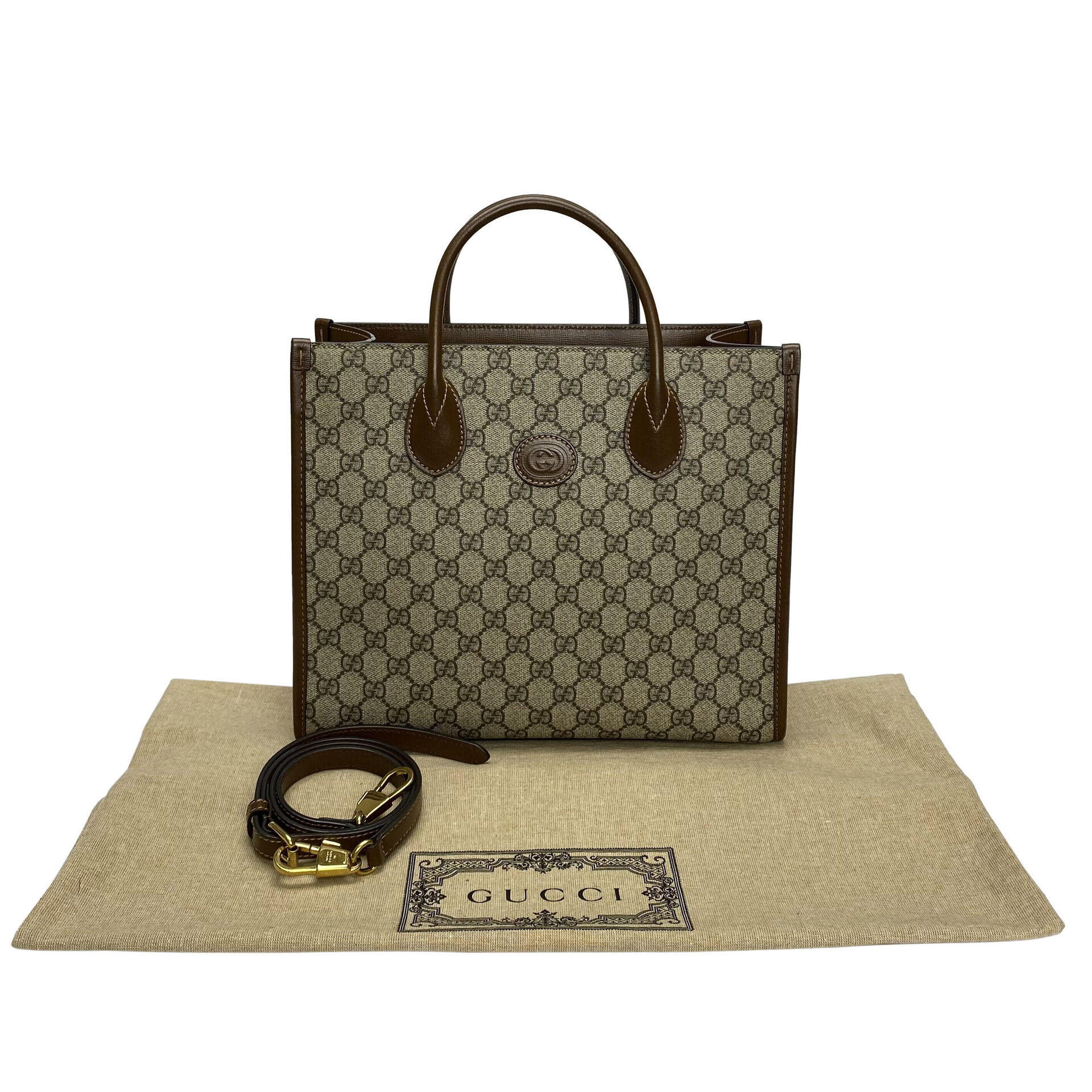 Bolsa Gucci GG Supreme Small Tote