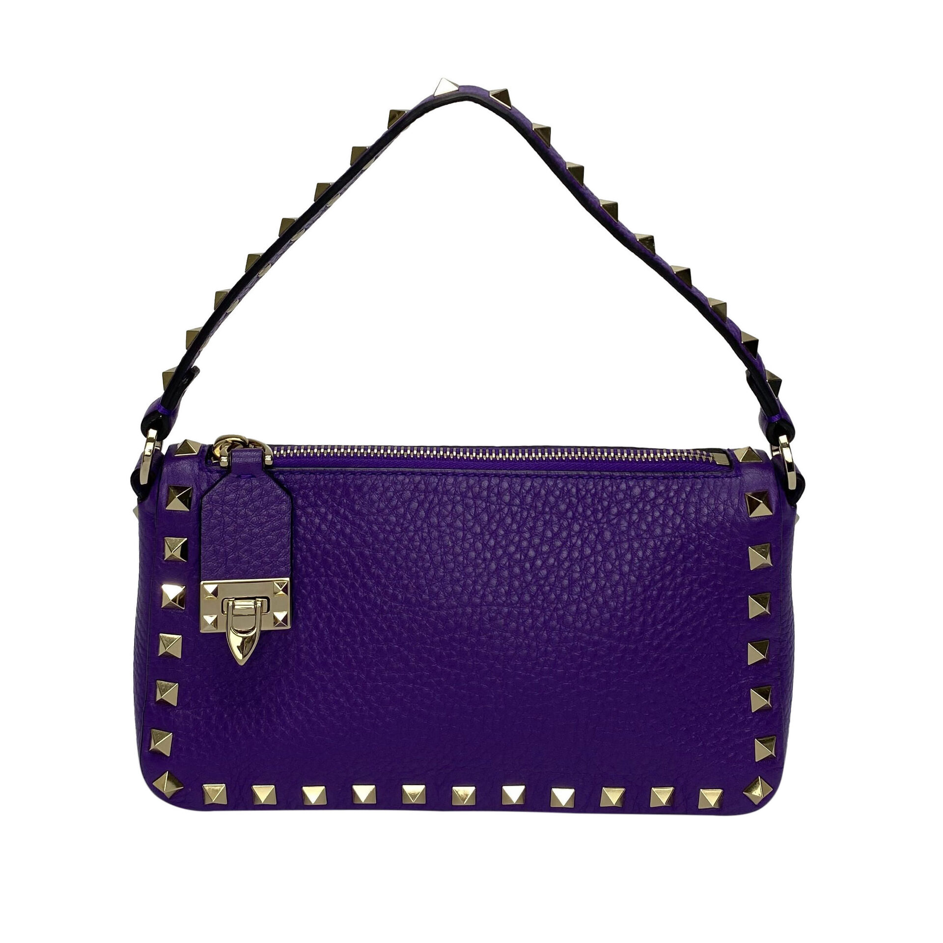 Bolsa Valentino Garavani Rockstud Roxa
