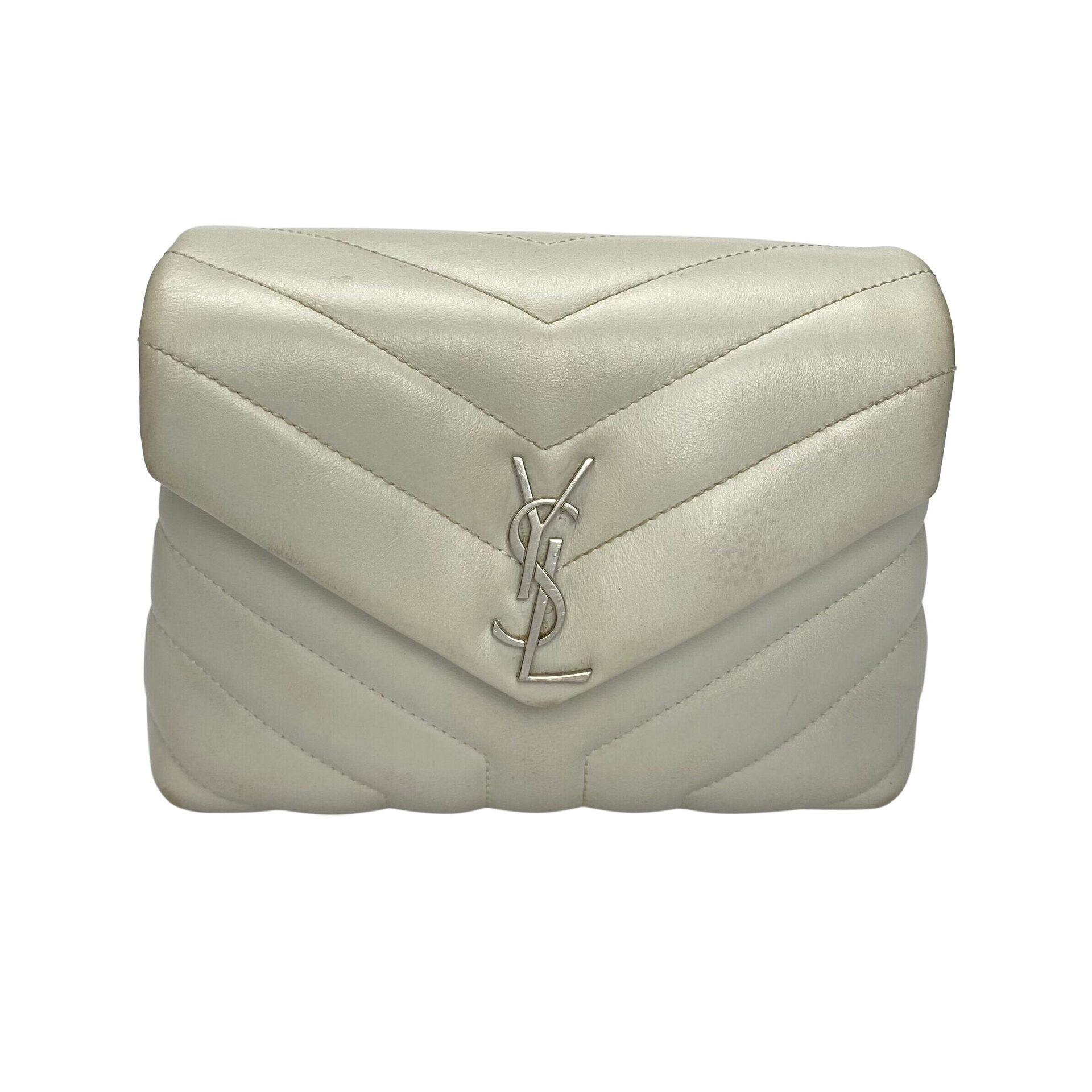 Bolsa Saint Laurent LouLou Toy Off White