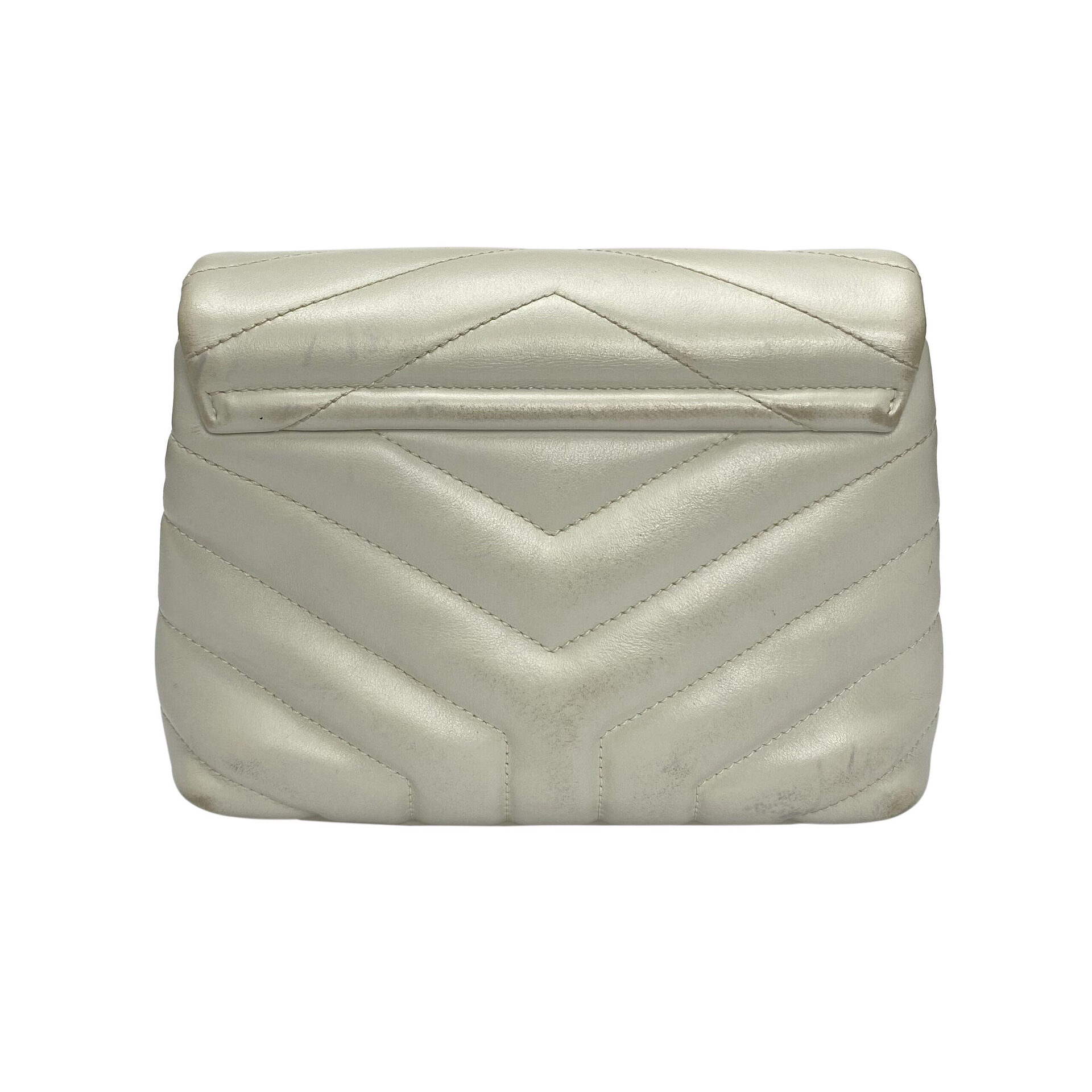Bolsa Saint Laurent LouLou Toy Off White