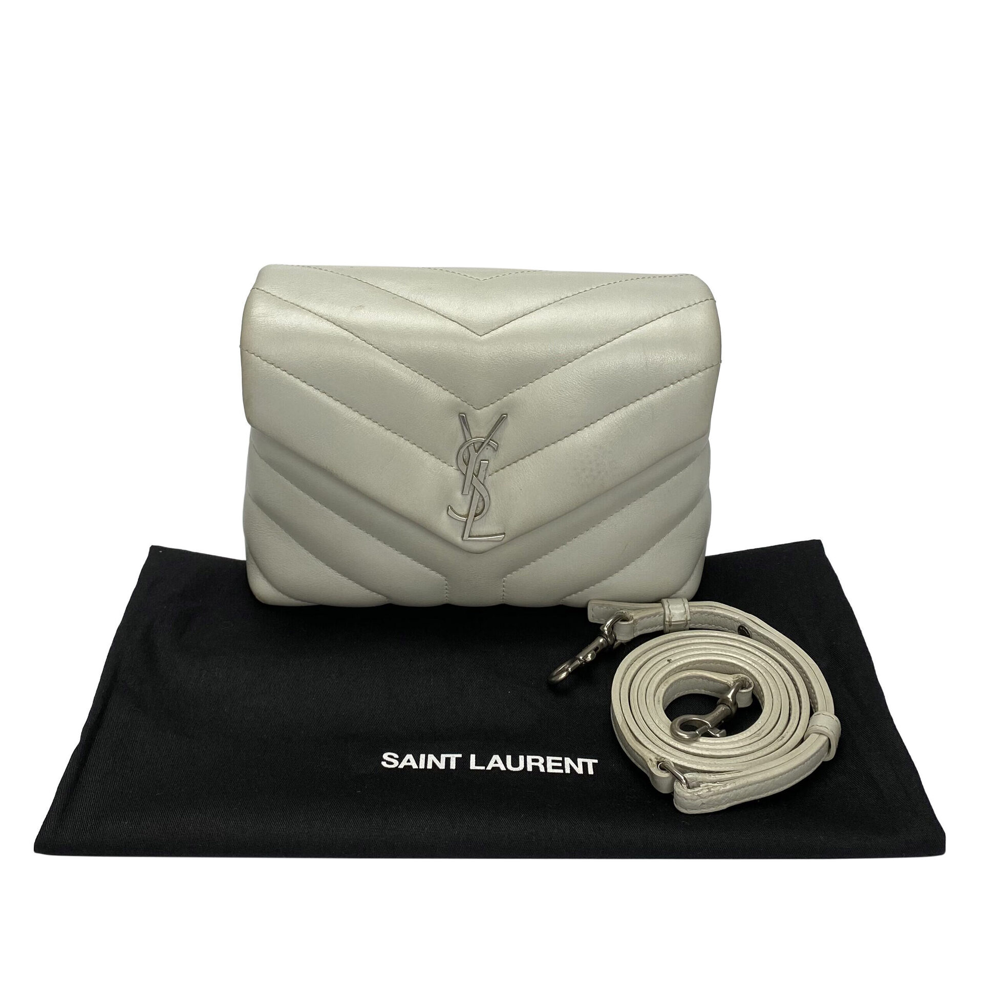 Bolsa Saint Laurent LouLou Toy Off White