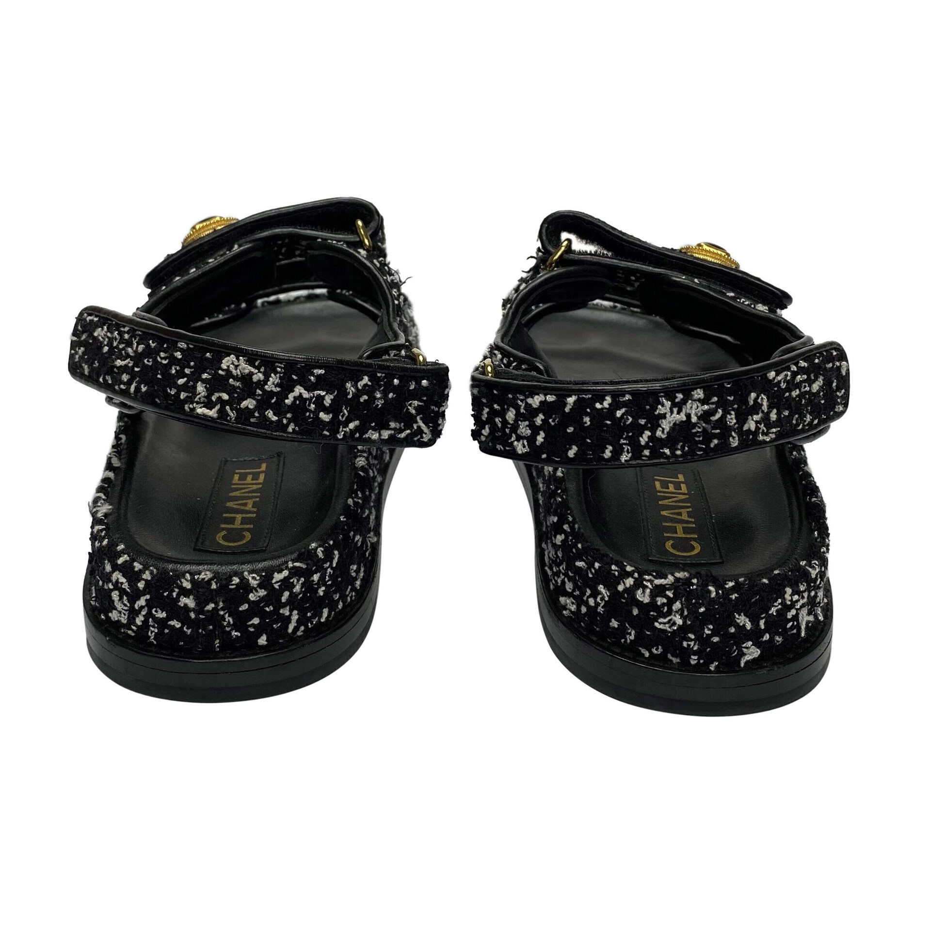 Papete Chanel CC Tweed Preta