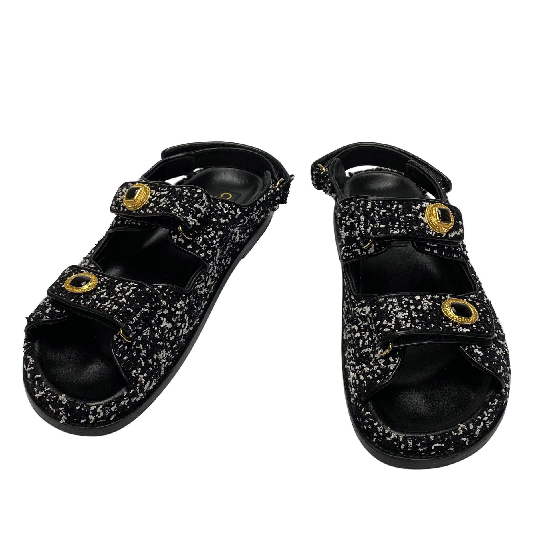 Papete Chanel CC Tweed Preta