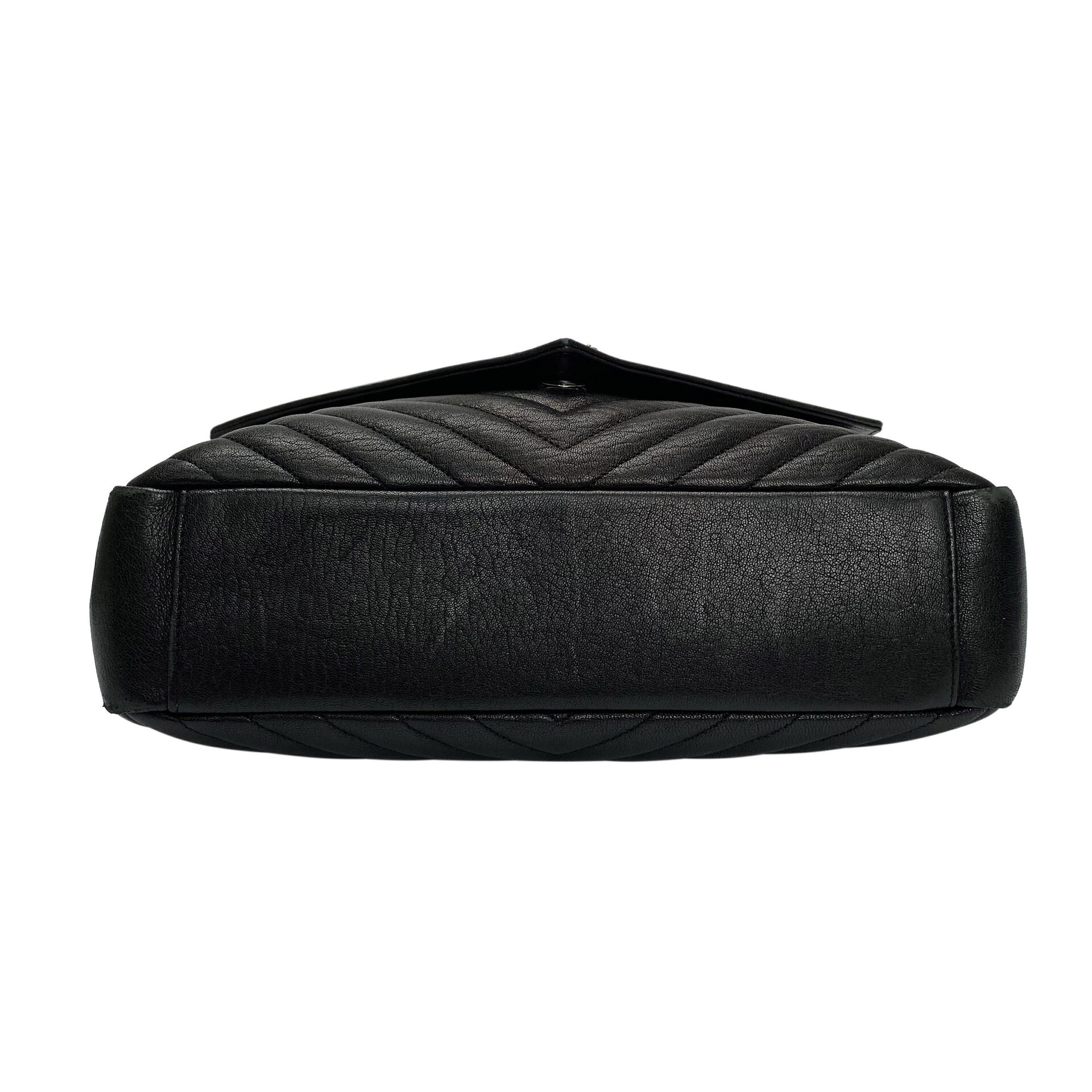 Bolsa Saint Laurent Paris College Preta