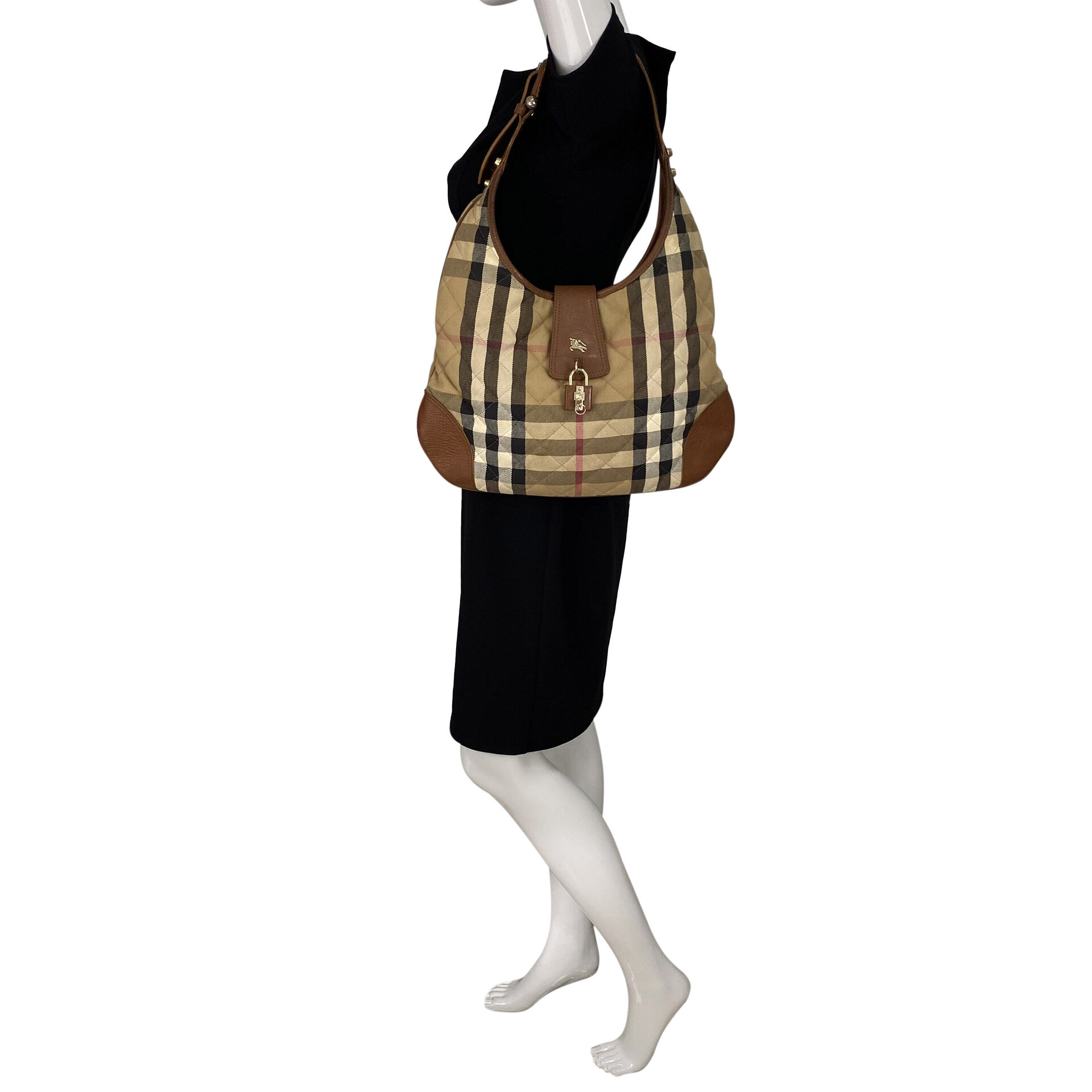 Bolsa Burberry Brook Hobo House Check