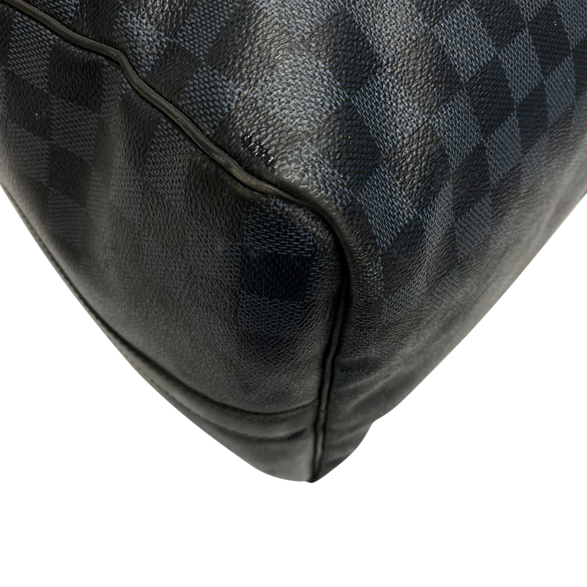 Mala Louis Vuitton Keepall Bandoilière 55 Damier Graphite