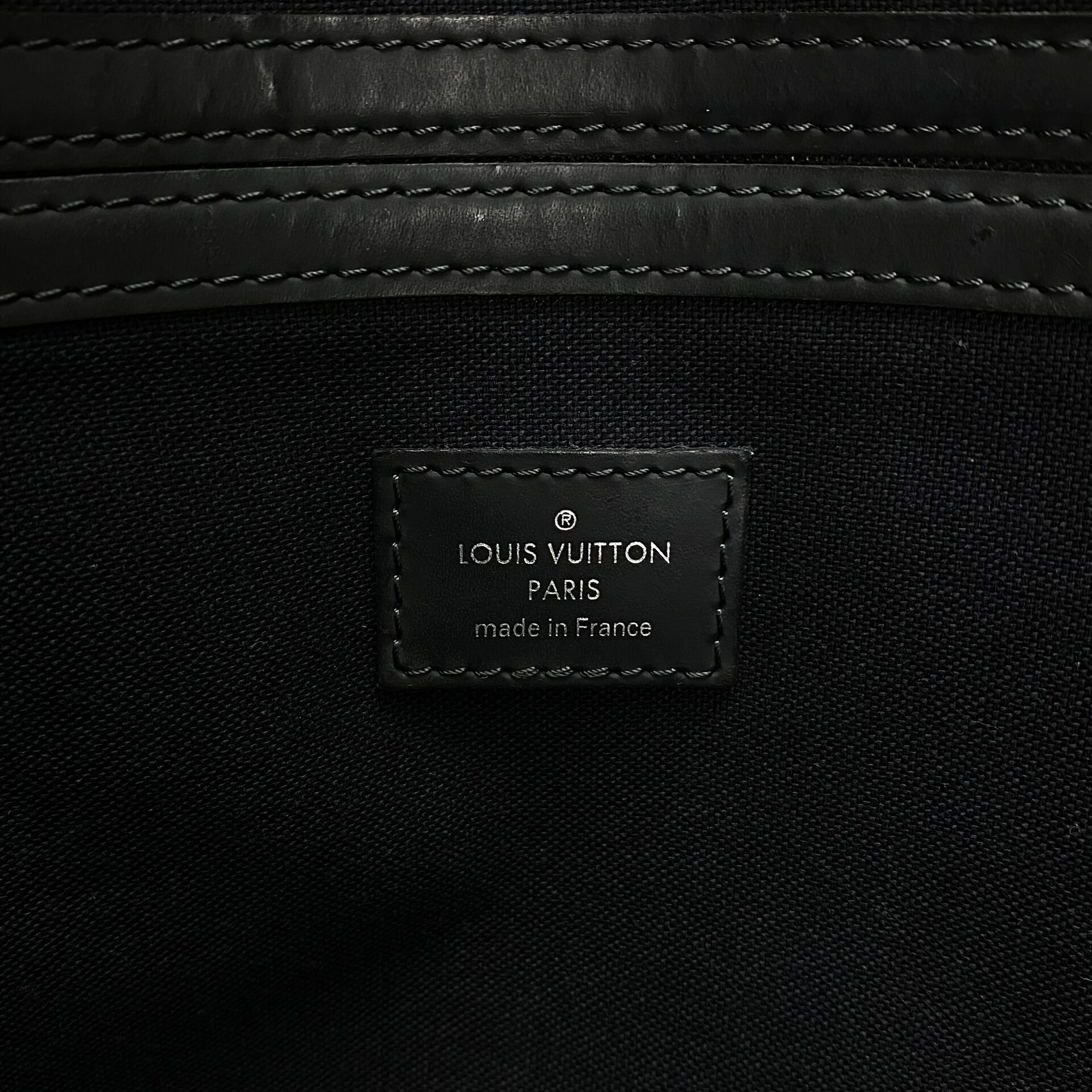 Mala Louis Vuitton Keepall Bandoilière 55 Damier Graphite