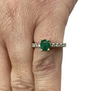 Anel Esmeralda Colombiana - 0.62 ct