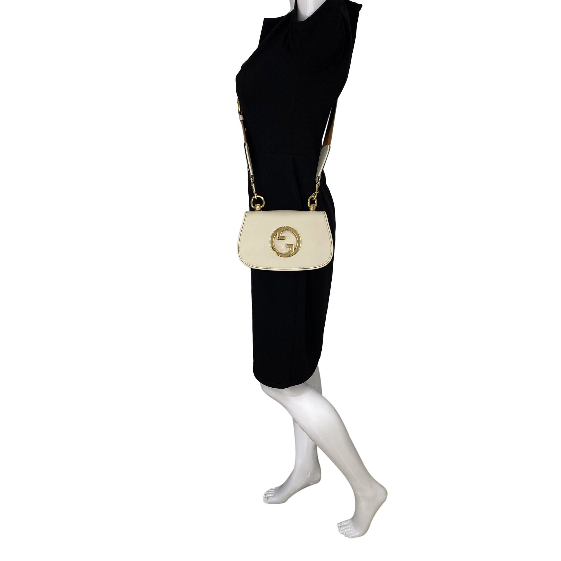 Bolsa Gucci Blondie Tiracolo Mini Off White
