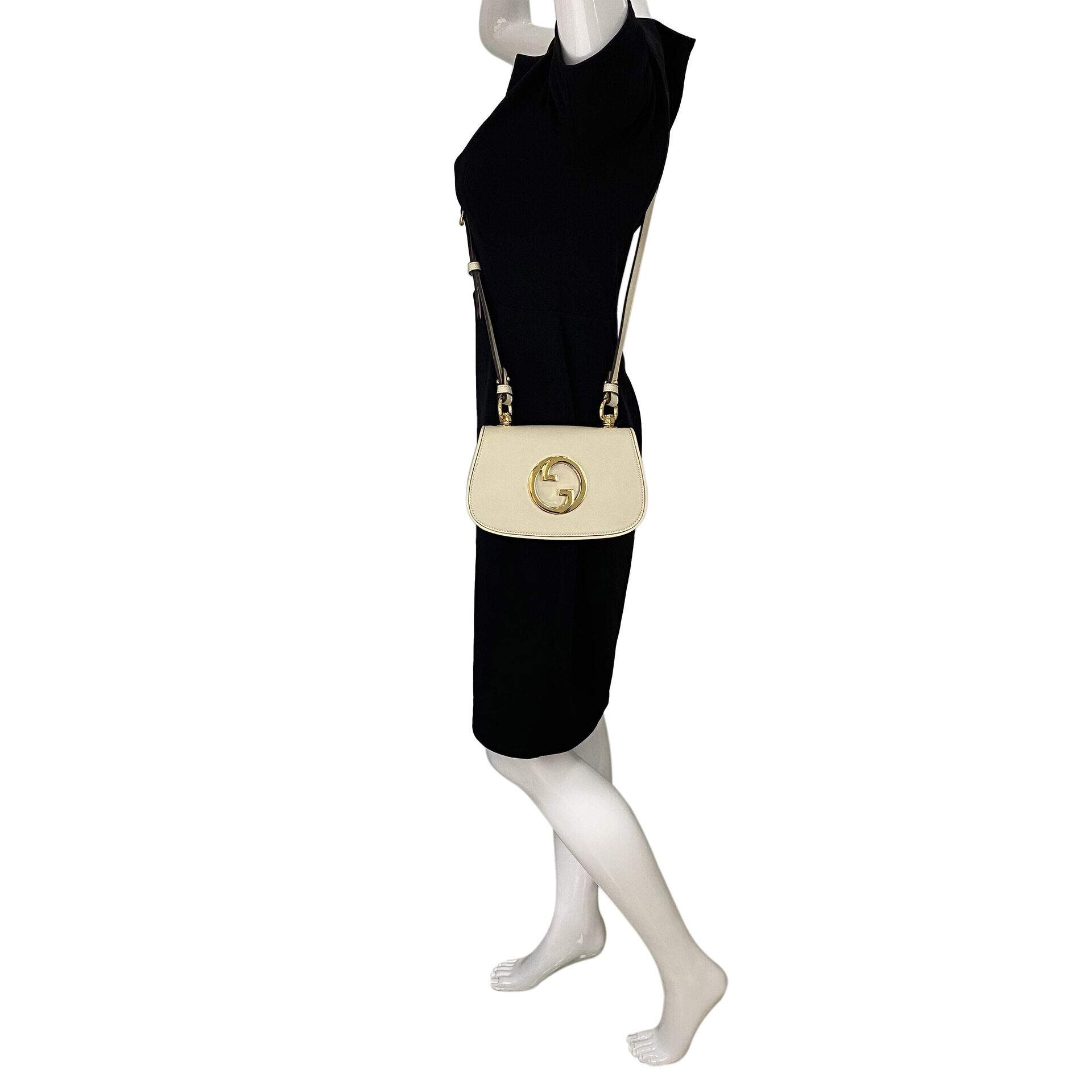 Bolsa Gucci Blondie Tiracolo Mini Off White