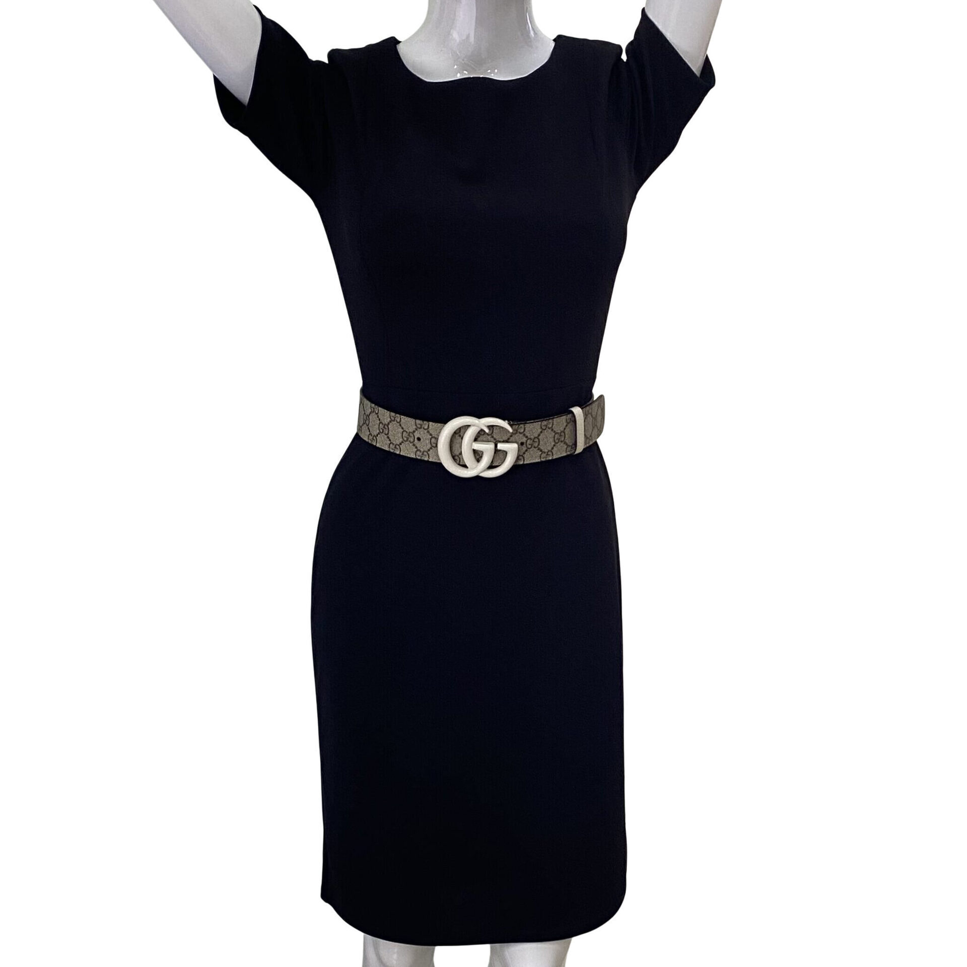 Cinto Gucci GG Marmont Wide