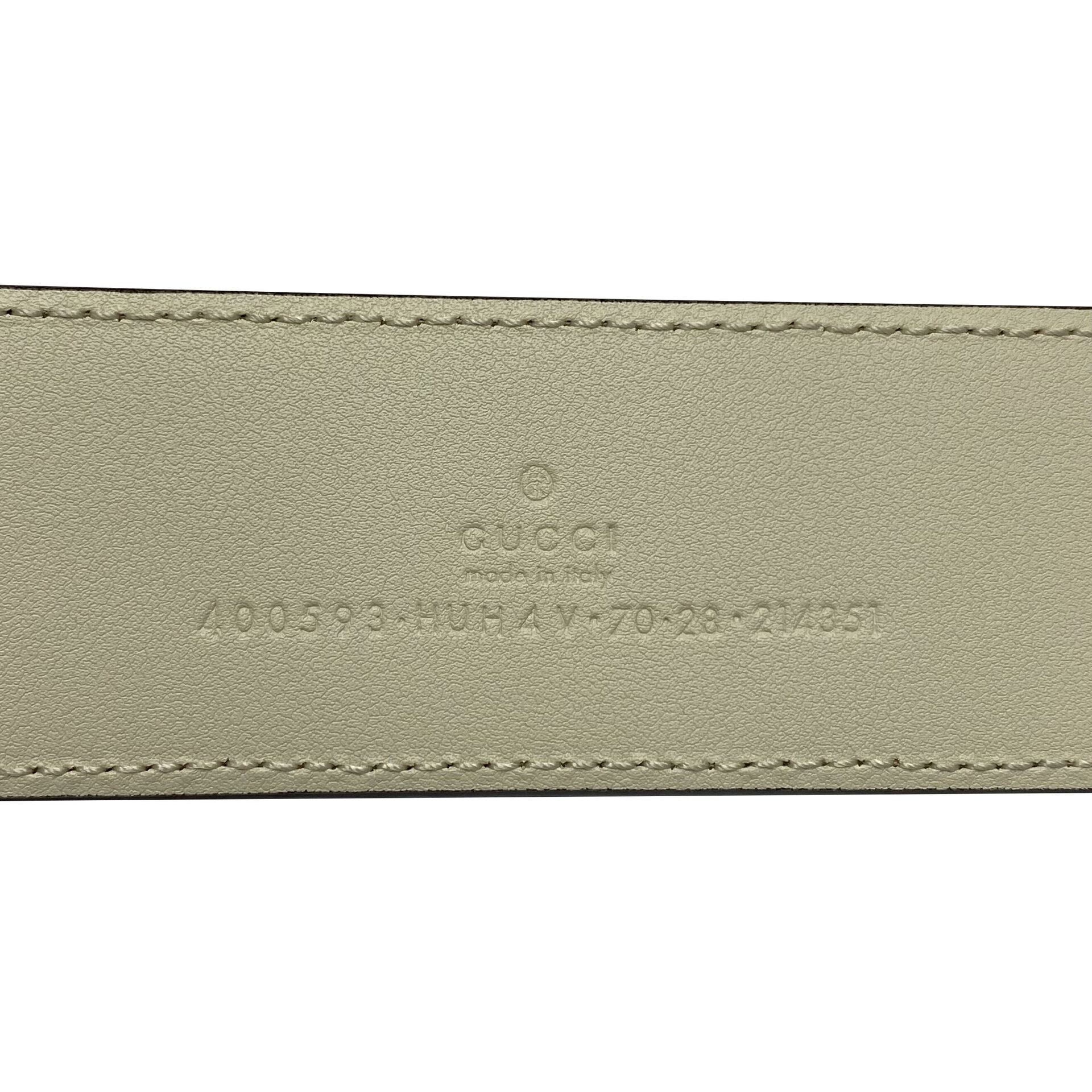 Cinto Gucci GG Marmont Wide
