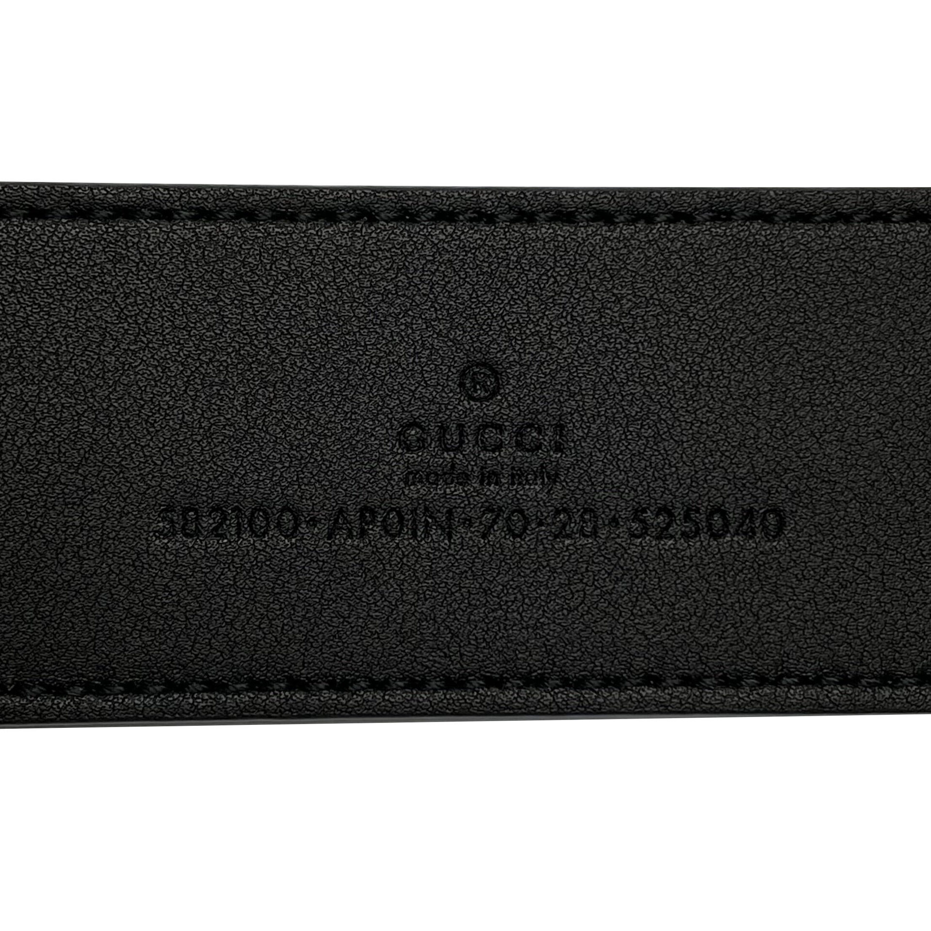 Cinto Gucci GG Marmont Cristal