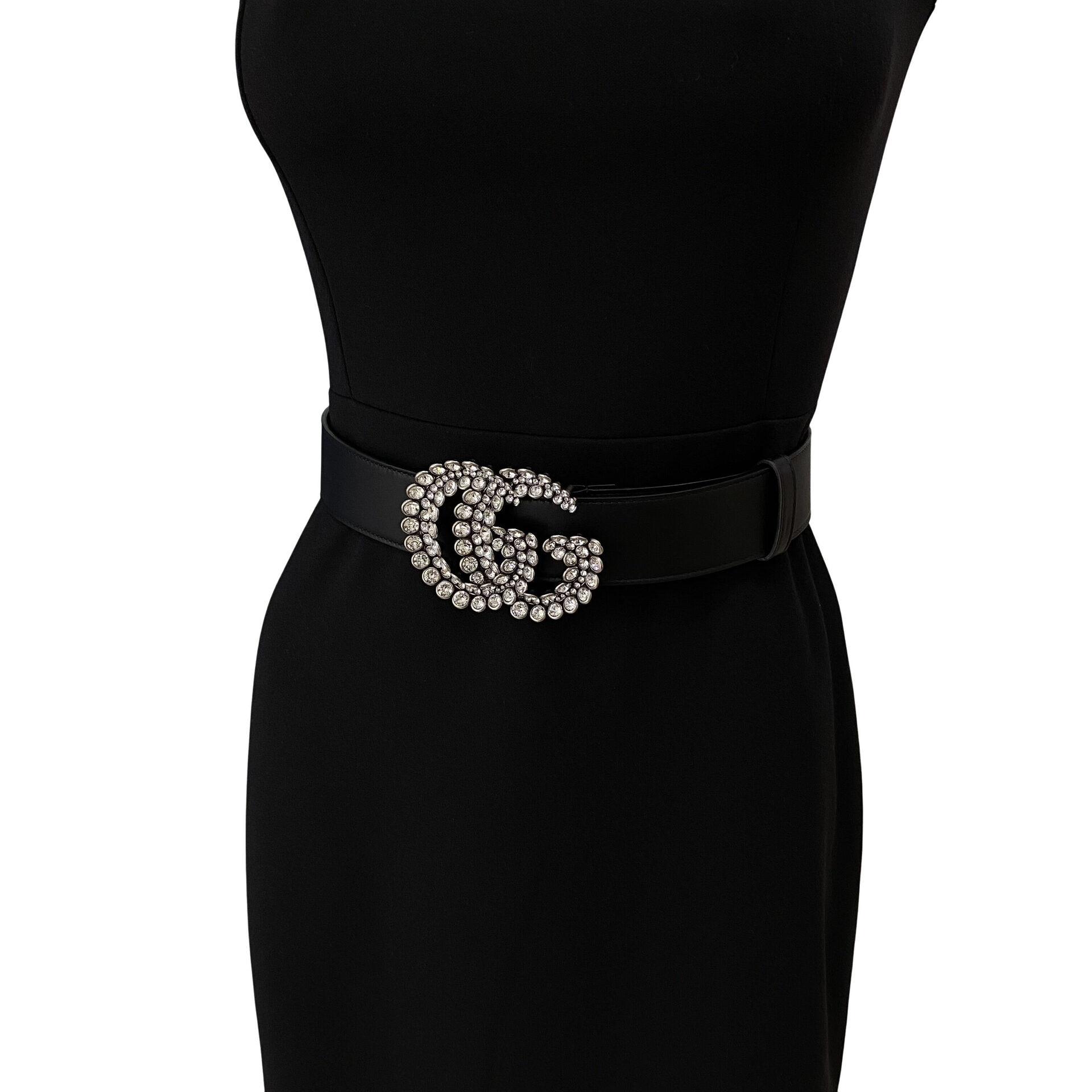 Cinto Gucci GG Marmont Cristal