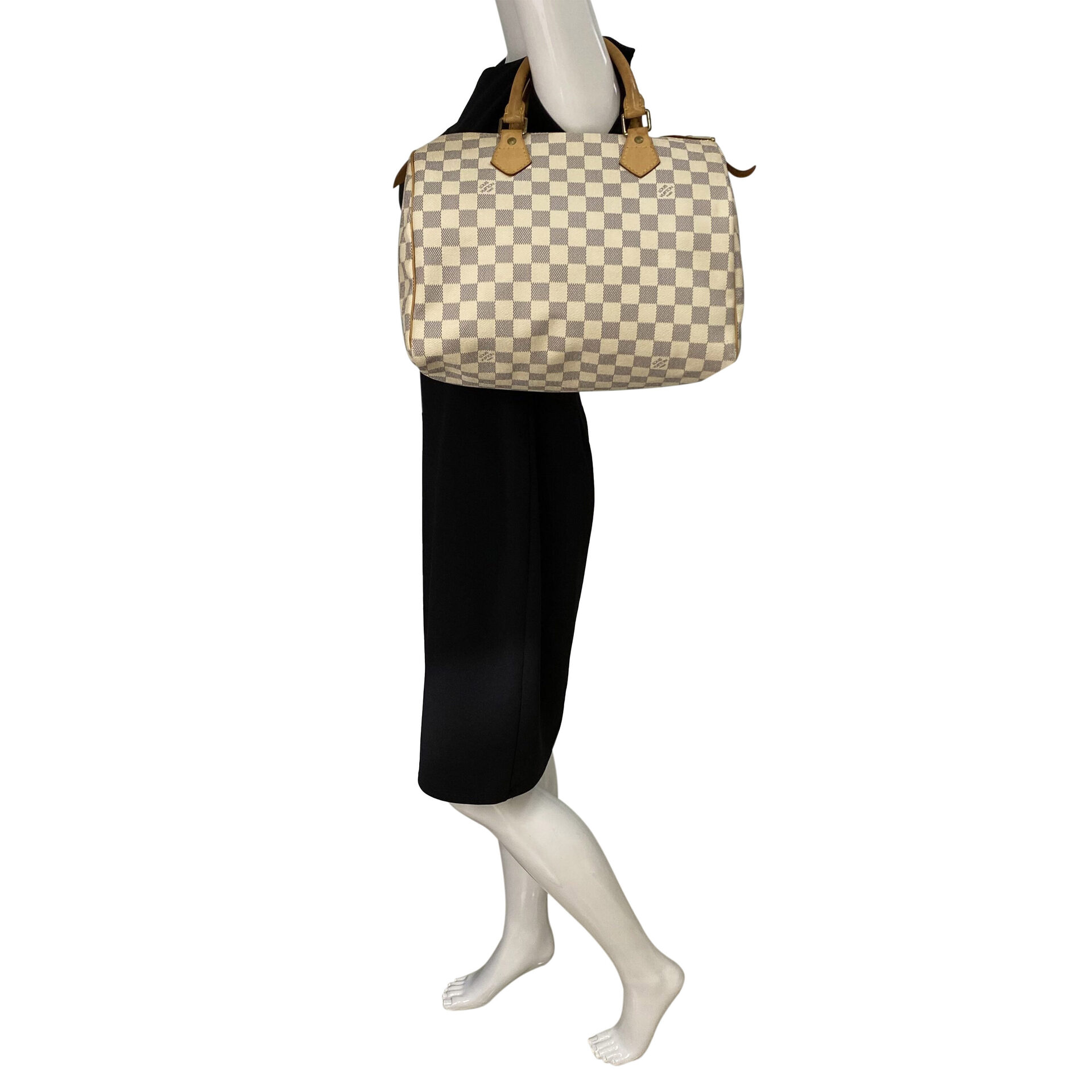 Bolsa Louis Vuitton Speedy 30 Damier Azur