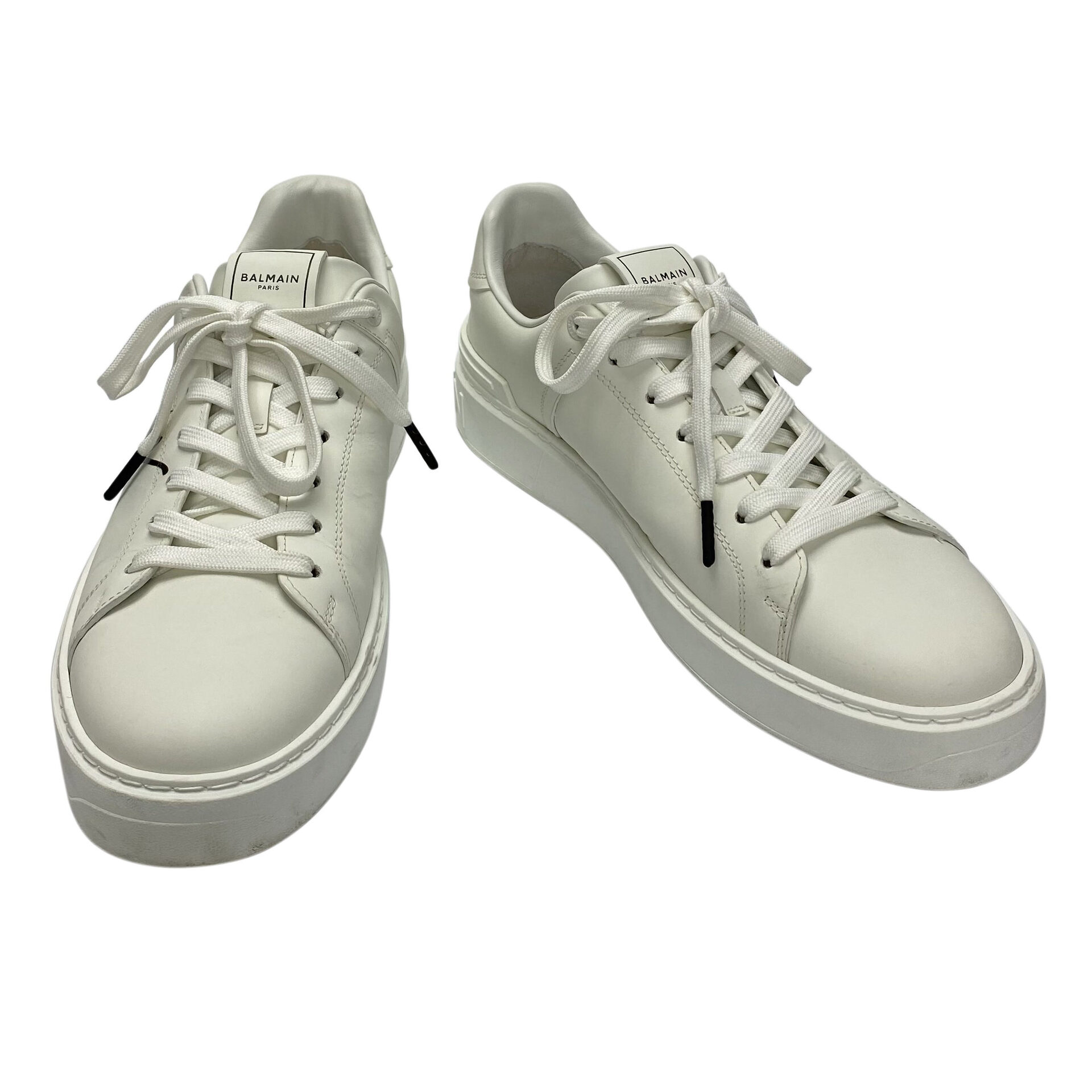 Tênis Balmain B-Court Couro Branco