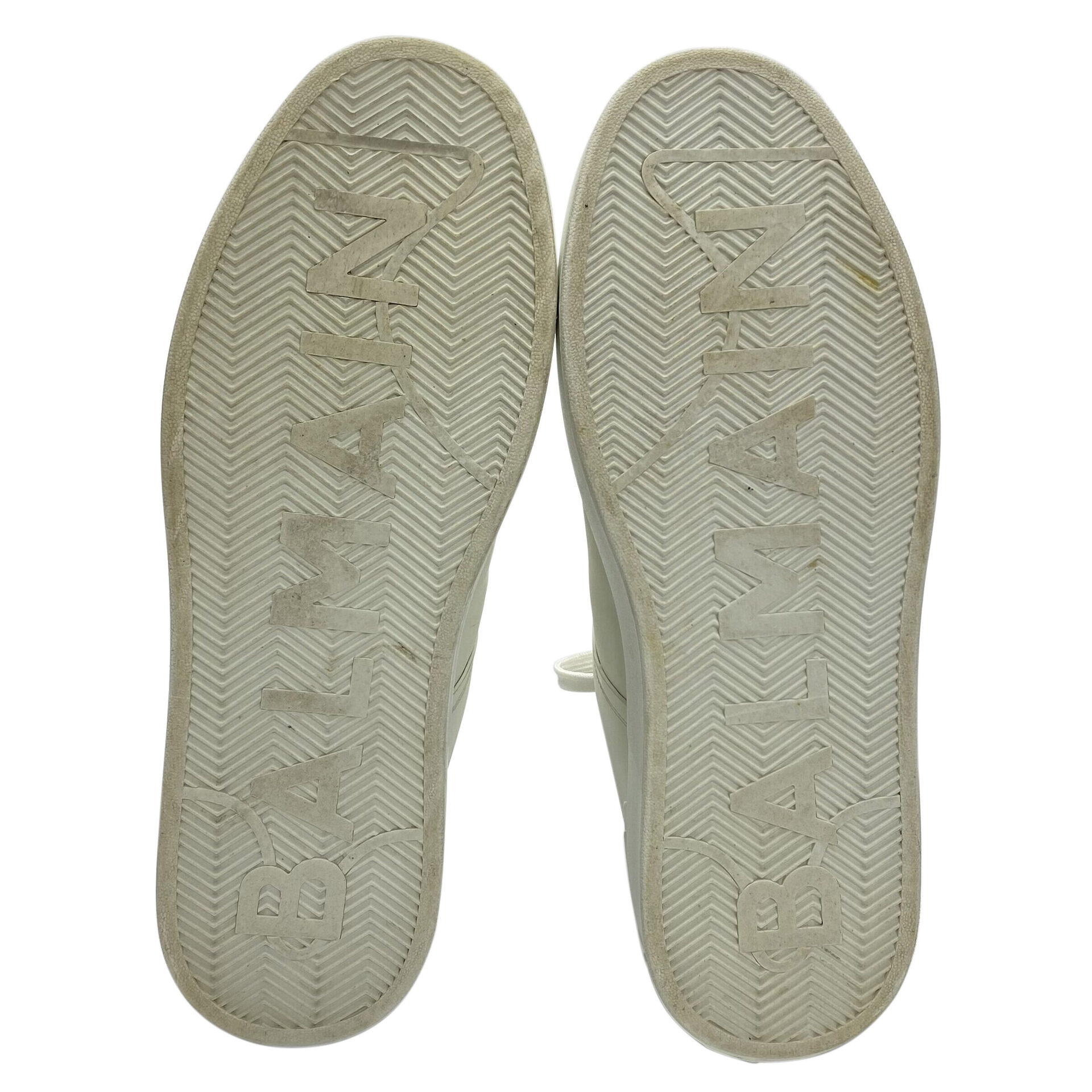 Tênis Balmain B-Court Couro Branco