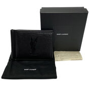 Carteira Saint Laurent Couro Preta
